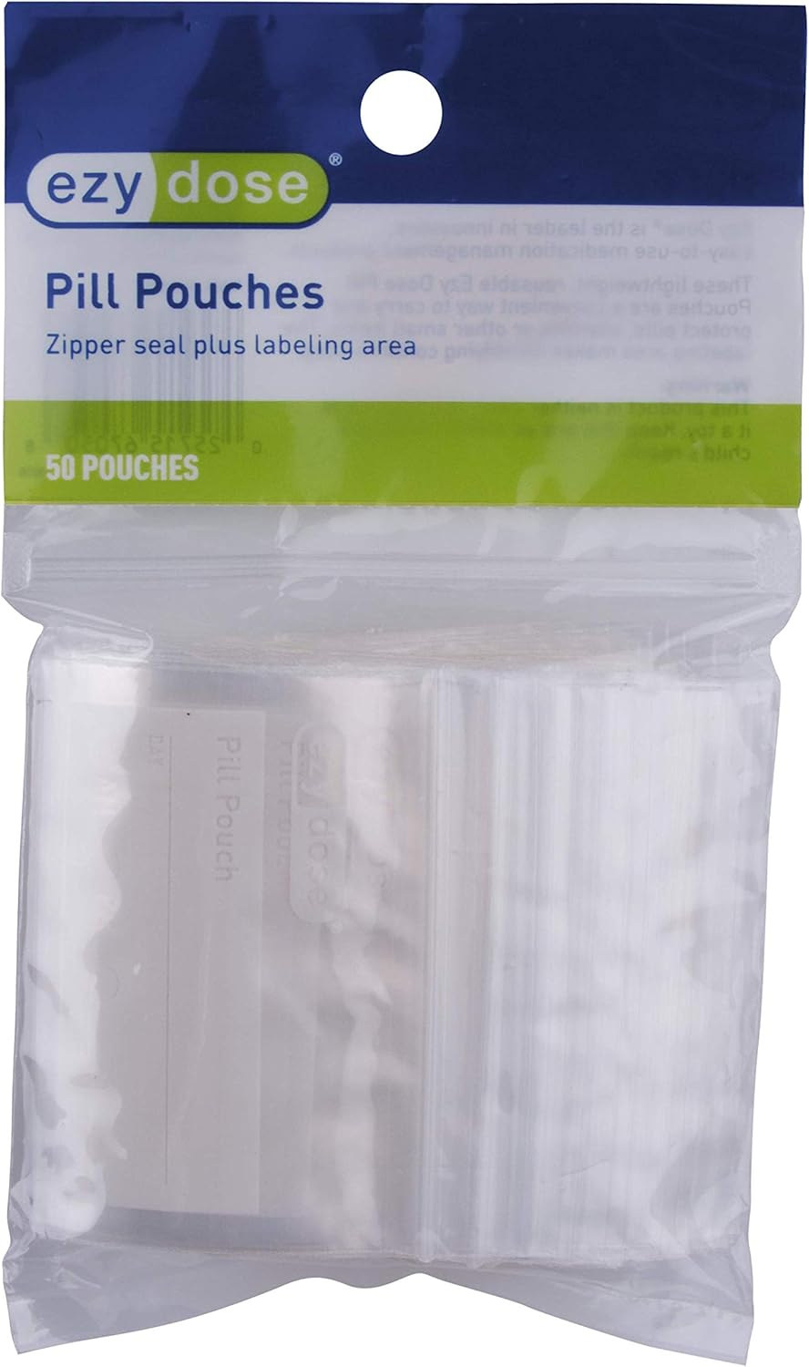 Ezy Dose Disposable Pill Pouches (50 Count) │ Pill and Vitamin Storage image number 2