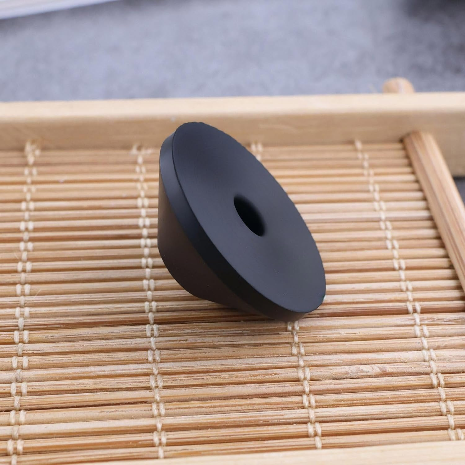 10Pcs M6 Toilet Bolt Rubber Washers for Toilet Seat Hinge Fitting Replacement 25Mmx10Mmx10Mm Toilet Tank Screws Conical Non Slip Washers Black