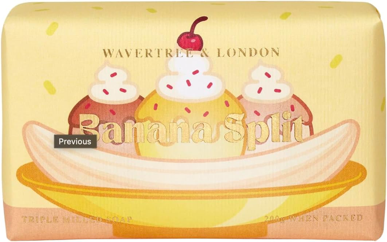 Wavertree & London Banana Split Soap Bar 200G (Wavertree & London Christmas Edition - Christmas Pudding Soap Bar 200G) image number 5