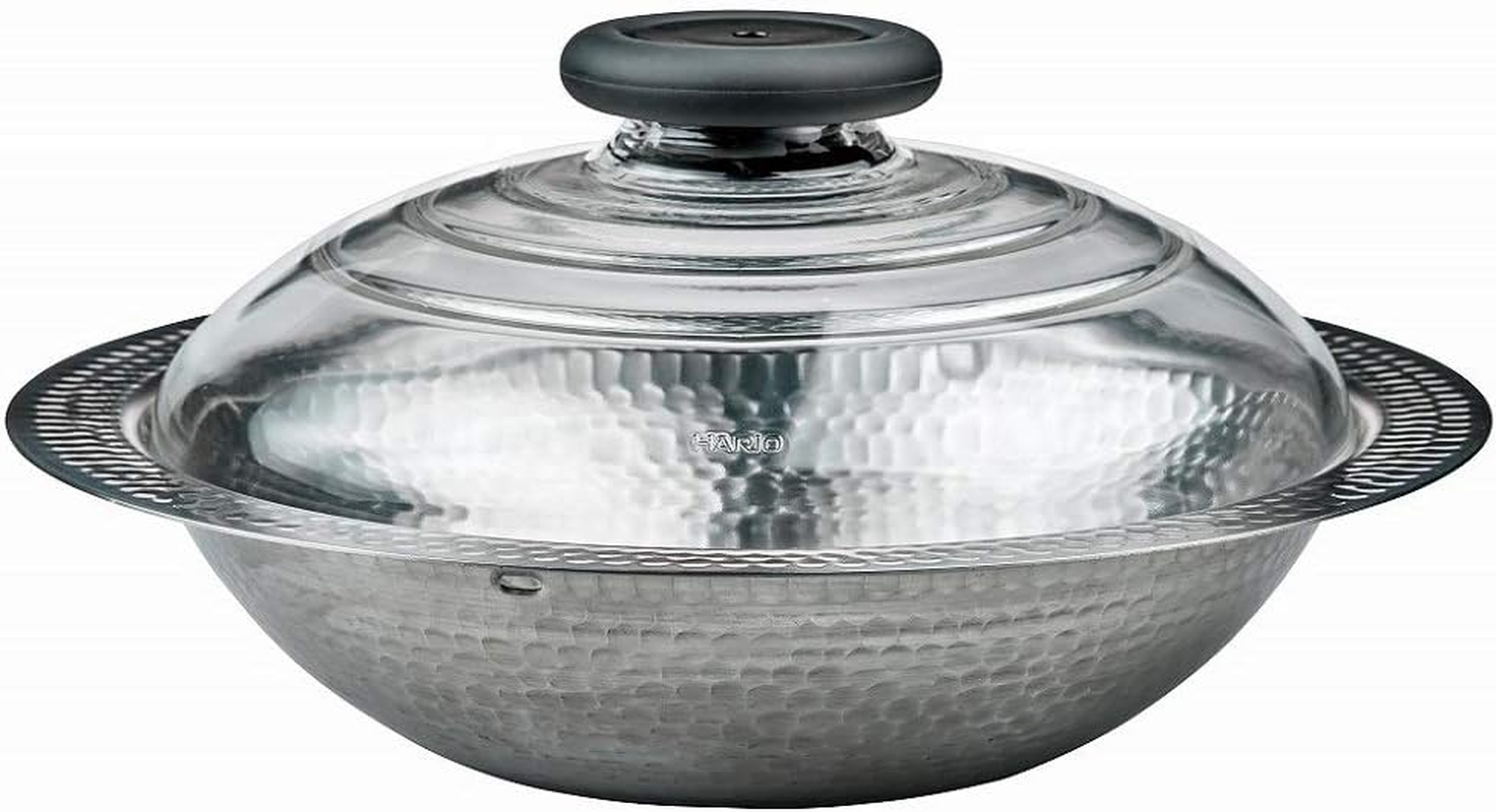 HARIO MIS-26 Stainless Steel Pot, 26, Snow Flap, Induction Compatible, 9.6 Fl Oz (2600 Ml), Silver image number 4