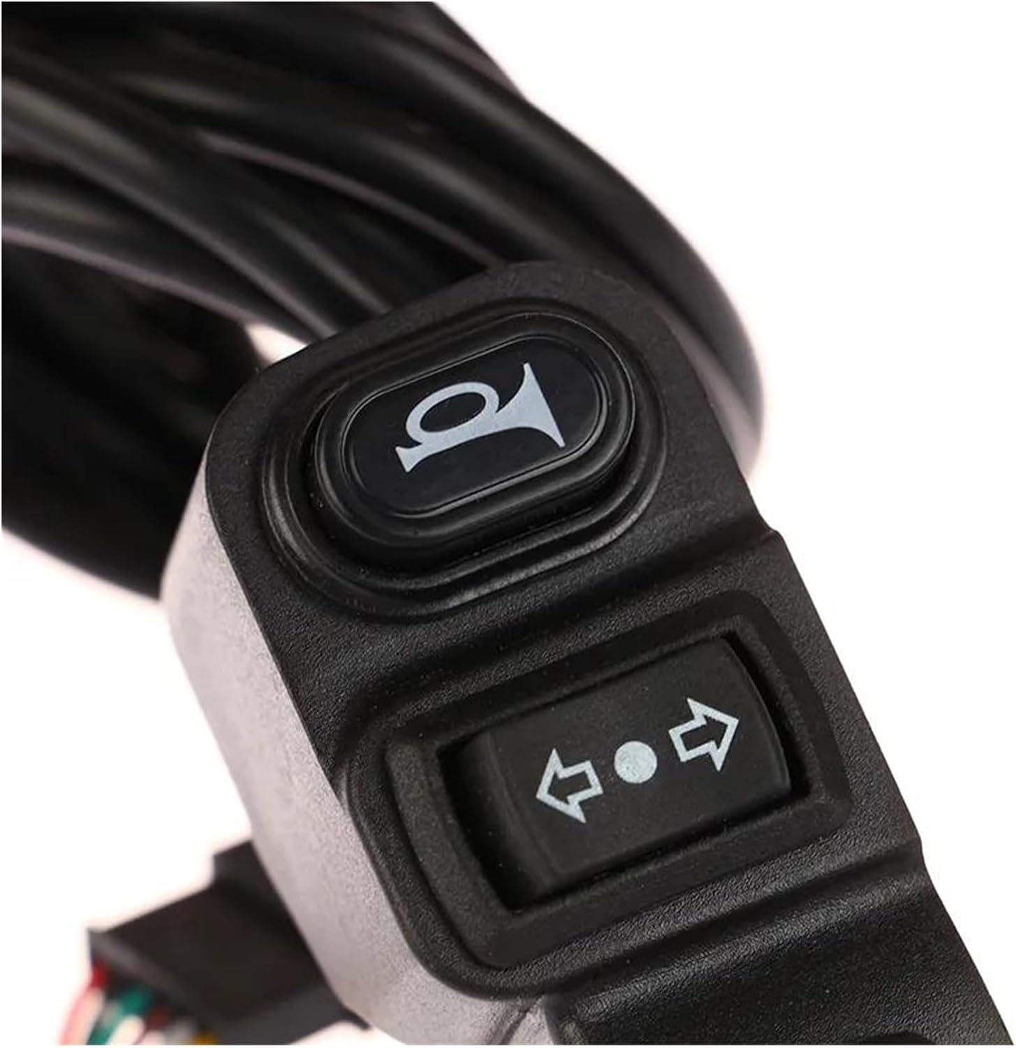 Motorcycle Handlebar Switch for 22Mm Dia Handlebars Motorbike 3 In1 Motorcycle Switch Electric Bike Scooter Turn Signal Handlebar Controller Switch image number 4