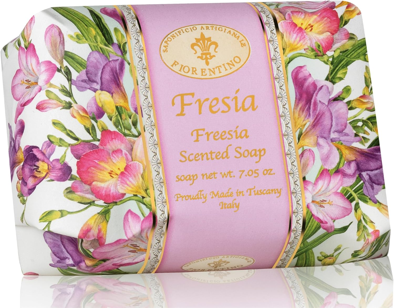 Saponificio Artigianale Fiorentino Wisteria, Freesia and Jasmine Bar Soap 12X200G image number 1