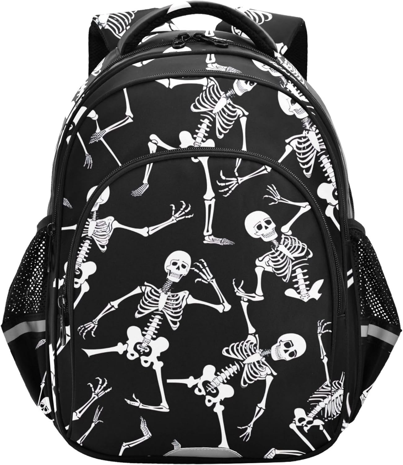 Joisal Skeletons Dancing Kids Backpack Toddler School Bag Custom Personalized Print Daypack Children Elementary Students image number 1