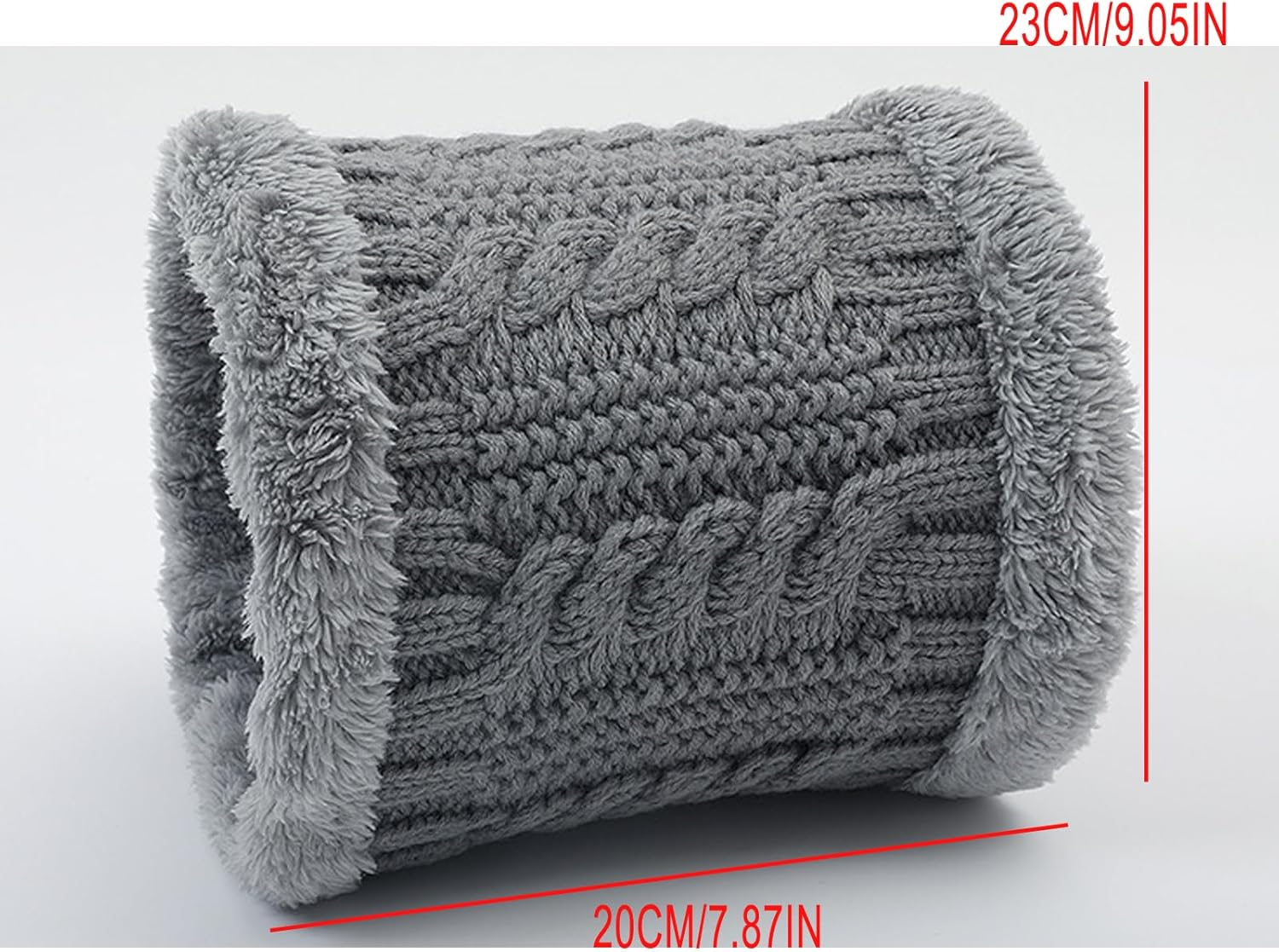 AWOCAN Women Winter Neck Warmer Scarf Warm Neck Gaiter Thick Windproof Scarf Ski Face Mask Scarves for Men