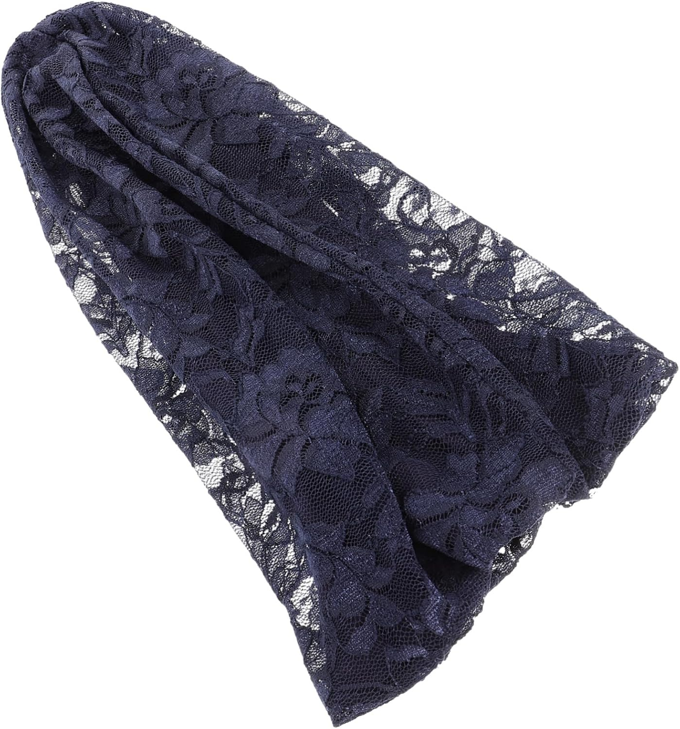 Breathable Lace Turban Beanie Hat for Women Lightweight Hair Cover Sleep Cap for Chemotherapy and Daily Use Flexible Non Tight Fit Scarf Headwear Beige