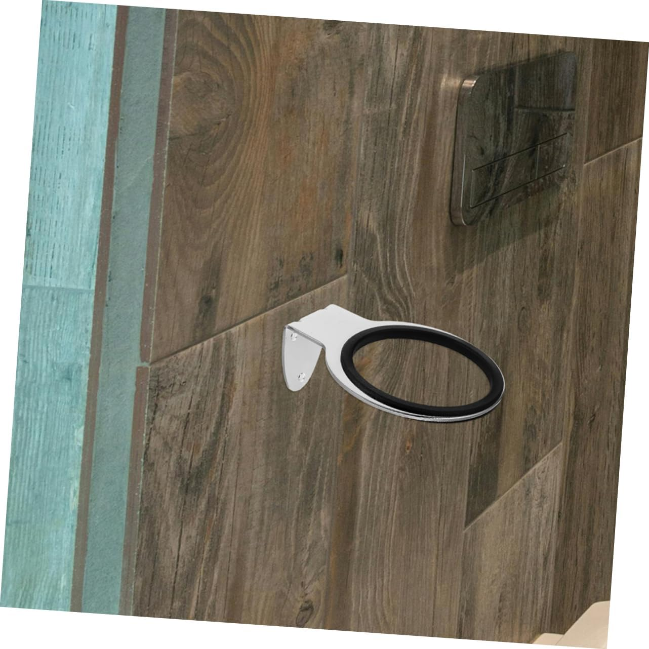 FOYTOKI 2Pcs Hair Dryer Rack Wall Mounted Stainless Steel Blow Dryer Holder for Bathroom Salon Use image number 6