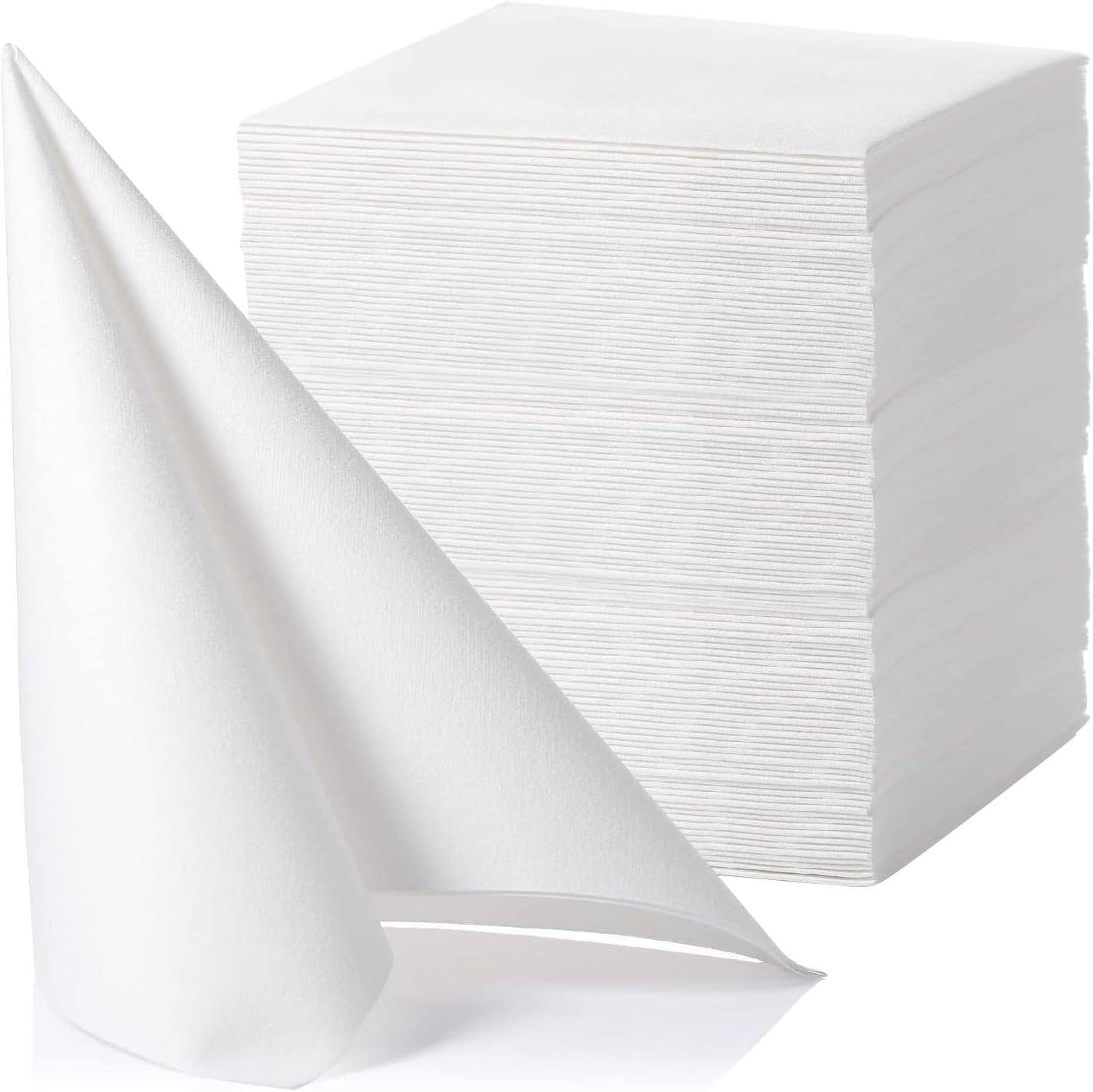 LEKOCH 50-Pack Premium Airlaid Napkins & Guest Towels - 40X40 Cm Large Linen-Feel Disposable Paper | Ultra Soft, Absorbent & Cloth-Like | for Dinner