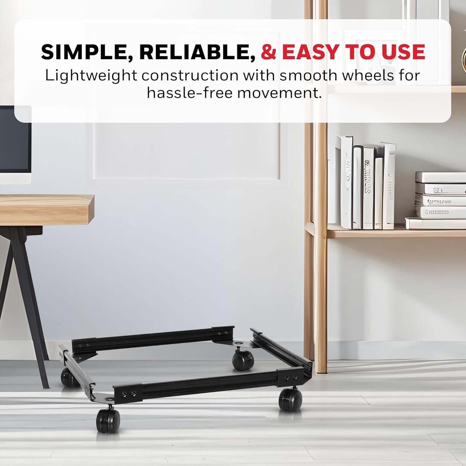 Honeywell Safes & Door Locks - 1106C Wheel Cart for 1106 File Chest Black image number 1