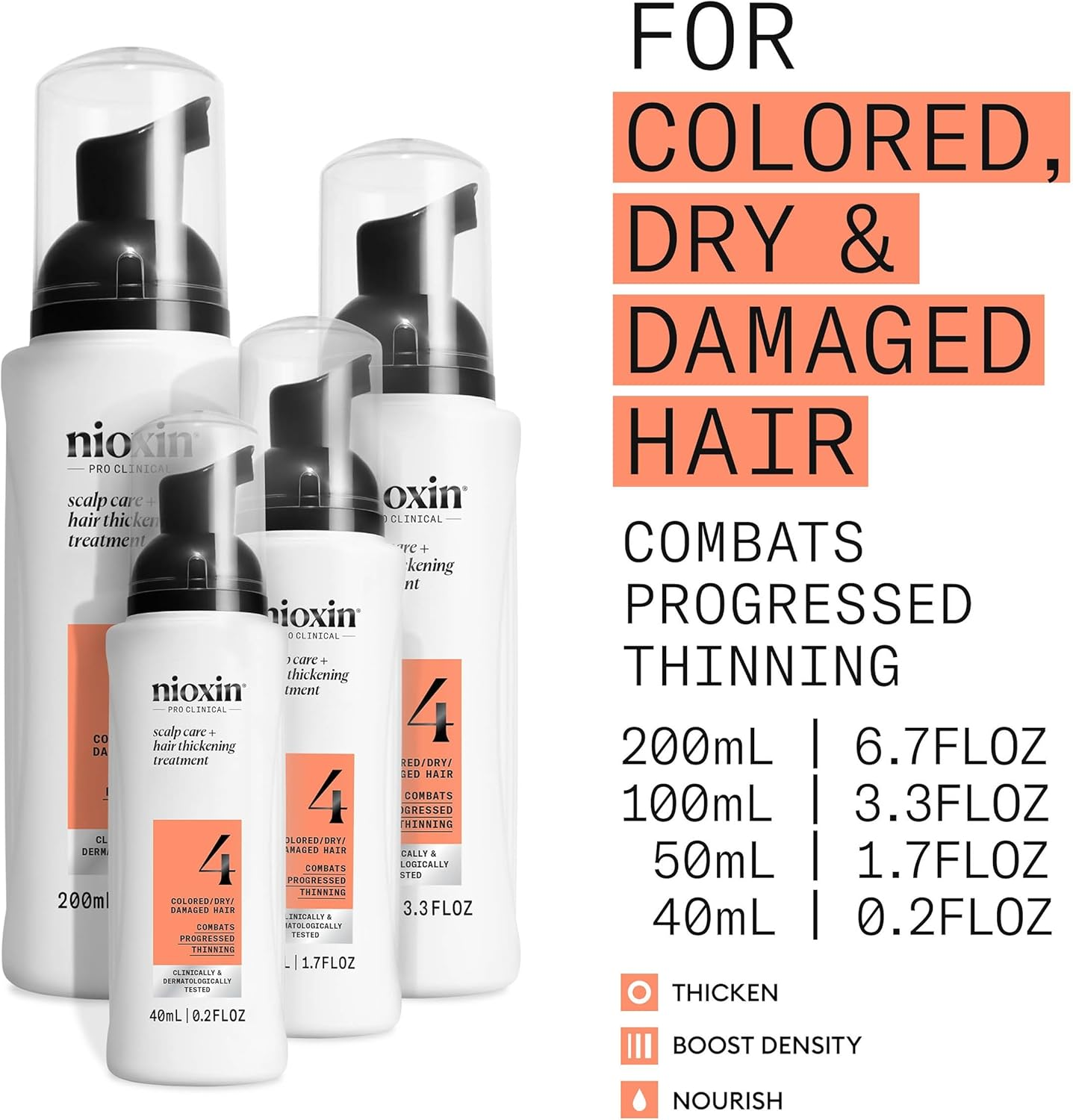 Nioxin System 4 Scalp Treatment, 200 Ml image number 1