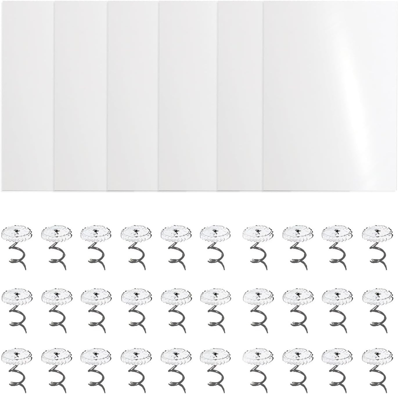 6 Pictures Cat Furniture Protector, Cat Scratch Furniture Protective Film, Transparent Anti-Cat Scratch, Cat Scratch Protective Film, Cat Scratch Protector for Sofas, Mattresses, Car Seats