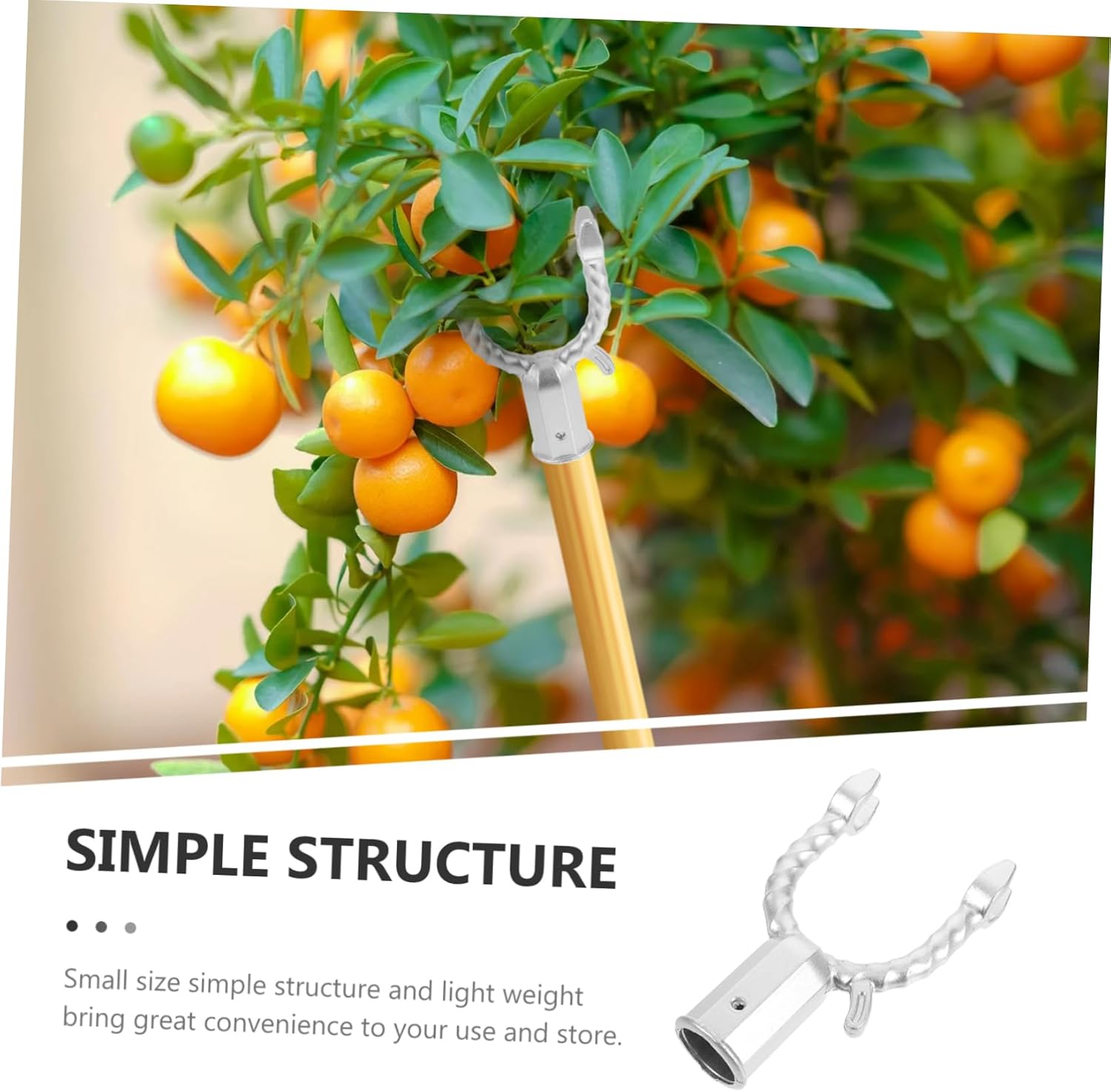 Plants Training Tools Branches Fixing Tool for Outdoor Gardens 6Pcs Silver Aluminum Alloy Tree Braces Lightweight to Support Fruited Trees and Improve Photosynthesis image number 1