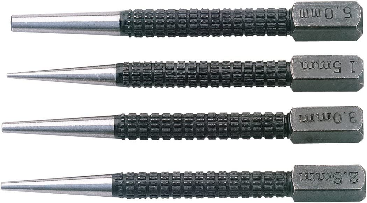 Draper 35480 4Pc Cupped Nail Set Set