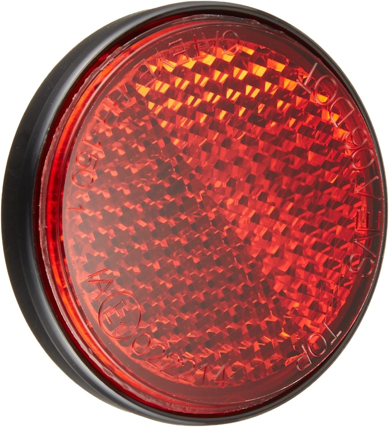 Amon V756 Reflective Protector, Red, Adhesive Included, Width 0.4 X Length 3.7 X Thickness 0.08 Inch (10 Mm) X Length 3.7 Inches (95 Mm) X Thickness 0.08 Inch (2 Mm), Pack of 4 - Reflective Lens/Red image number 5