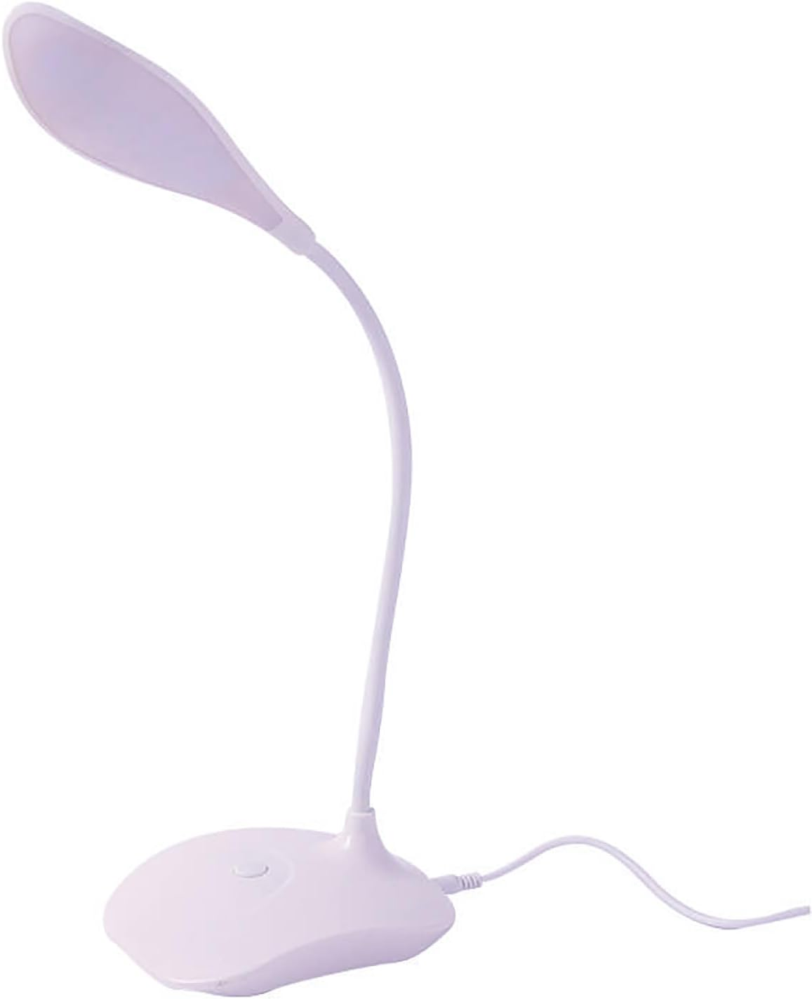 Jieruideng LED Desk Lamp USB Cable and 3 AA Batteries Operated- Flexible Gooseneck, Eye Caring, Bright Reading Light for Study Dorm Office (1) image number 1