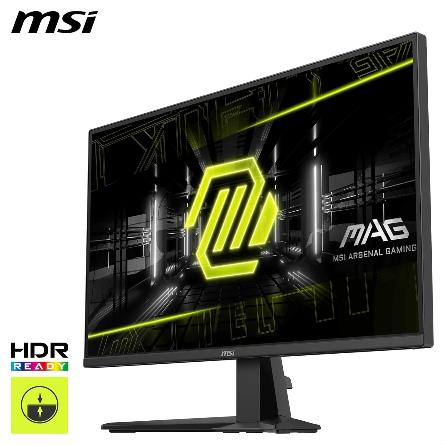 MSI MAG 275QF 27 Inch WQHD Gaming Monitor - 2560 X 1440 Rapid IPS Panel, 180 Hz / 0.5Ms (Gtg, Min.),101% Srgb Colour Gamut, Frameless Design, HDR Ready - Displayport 1.4, HDMI&trade; 2.0B(Wqhd@144Hz) image number 2