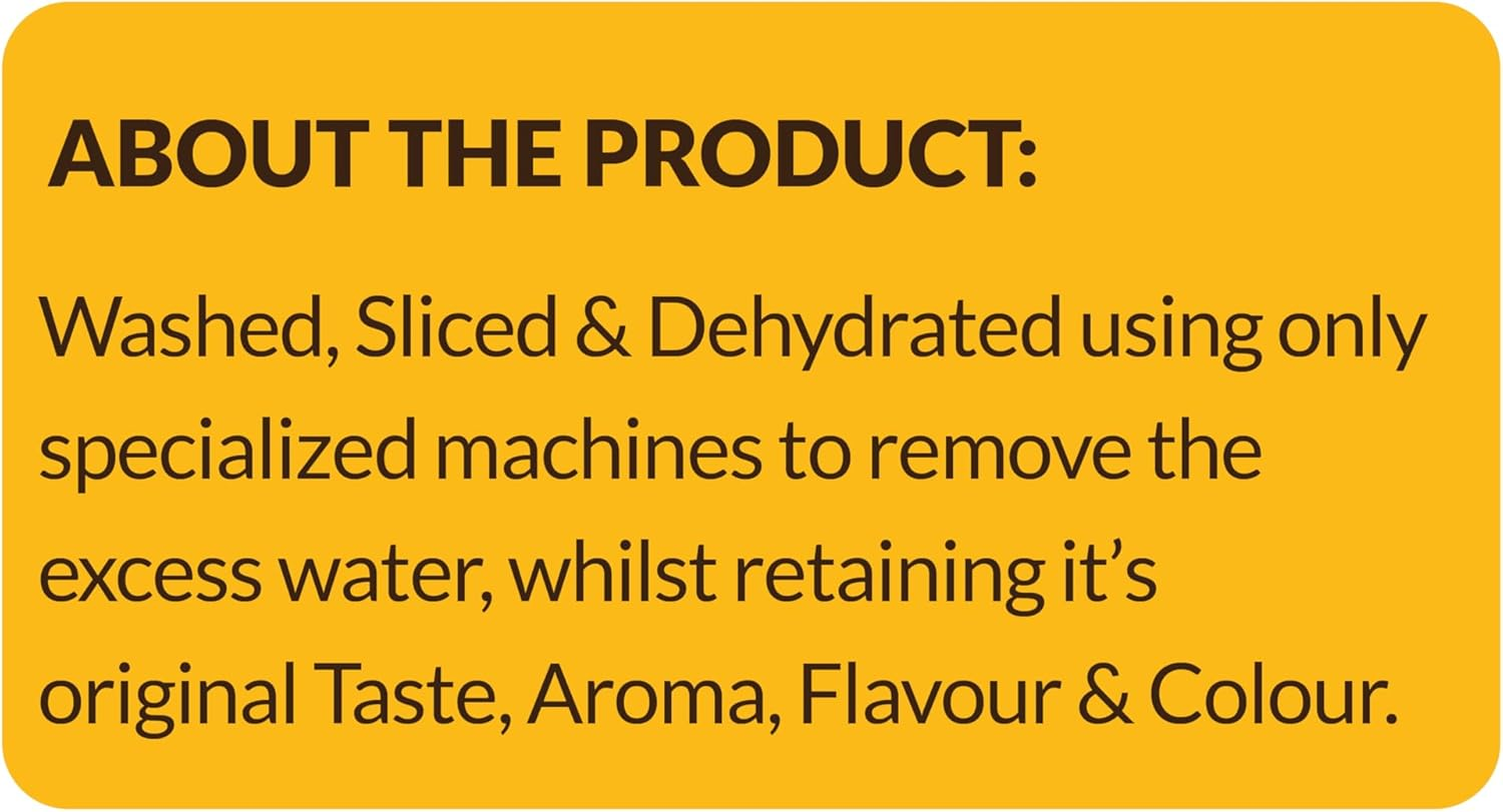 SHROOTS Dehydrated Ginger Flakes Dried Ginger Slices (Zingiber Officinale Roscoe) Traditional Indian Sonth/Sooth Supports Immunity & Metabolism Herbal Use for Tea, Spices & Soups - 1.59 Oz (Pack of 1) image number 3