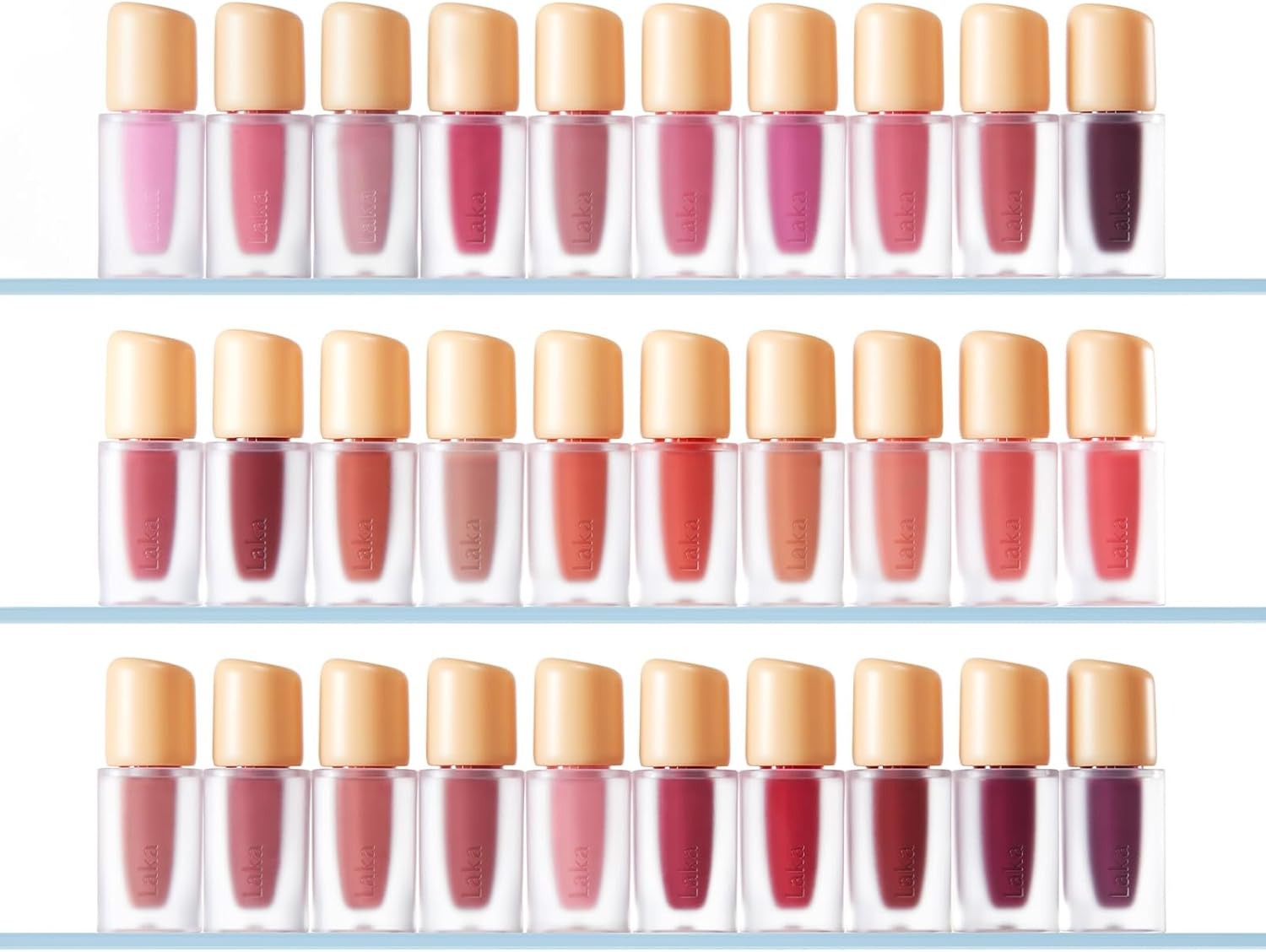 LAKA Fruity Glam Lip Tint Mini #102 Dewy, Glowing Lip Stain with Wide Color Spectrum, Hydrating & Lightweight Texture, Long-Lasting Bold Stain, Non-Sticky, Vegan, K-Beauty​ image number 3