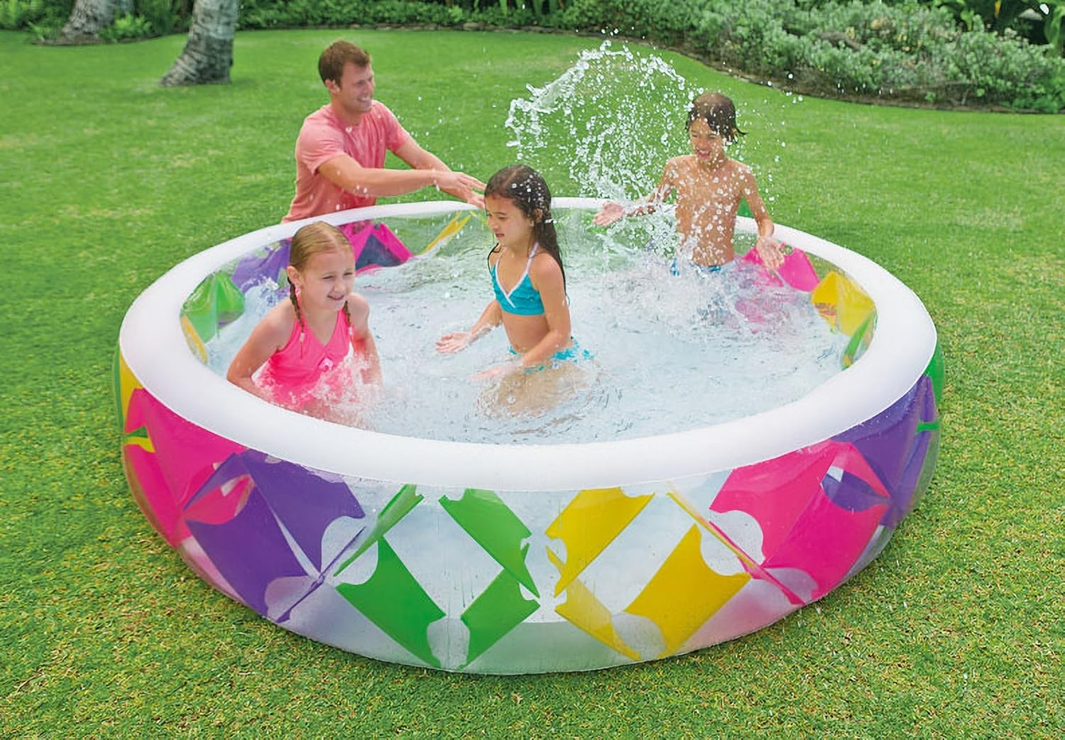 Intex Swim Center Pinwheel Kiddie Pool image number 3