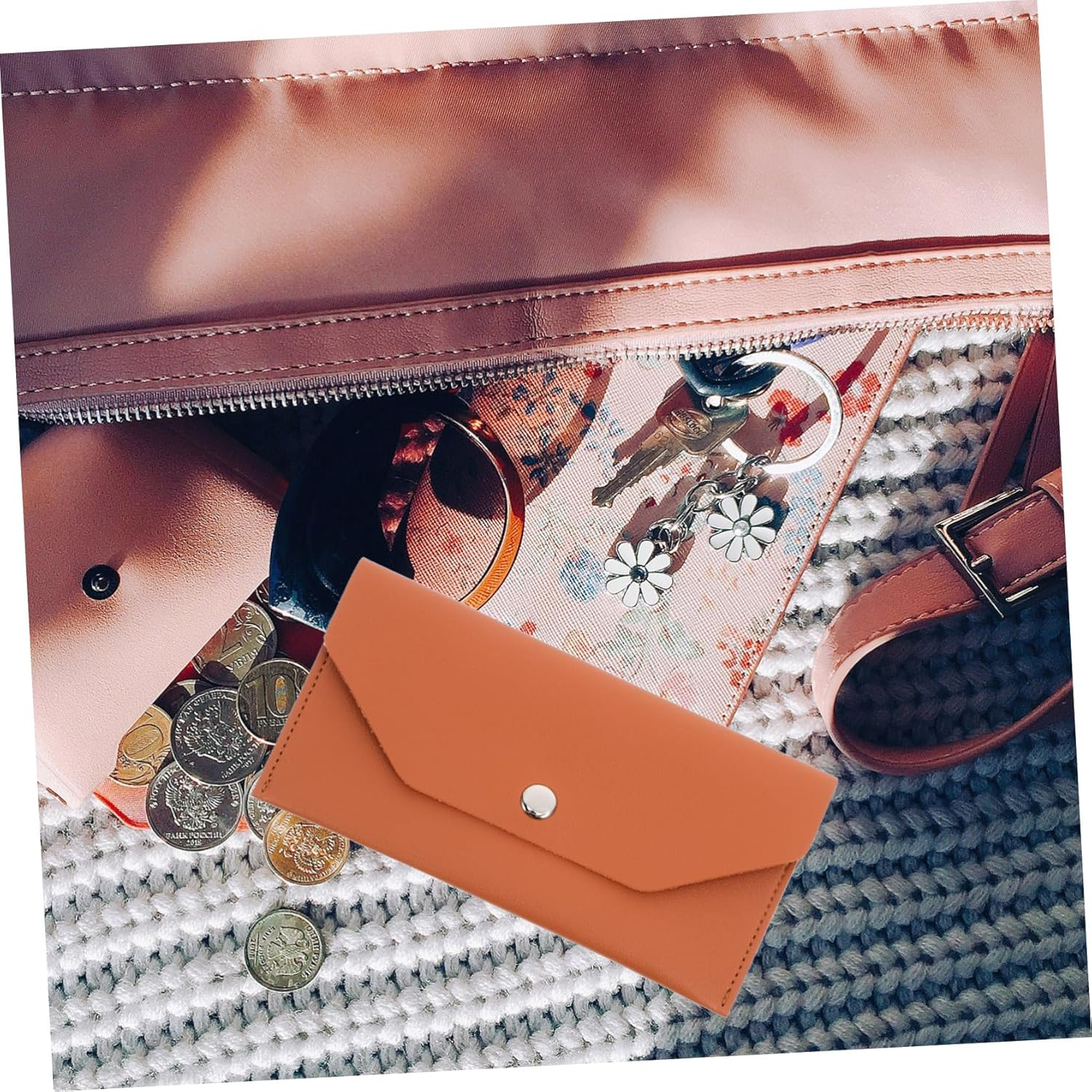 VILLFUL Lightweight Pu Passport Case Card Organizer Travel Document Holder for Travelers image number 1