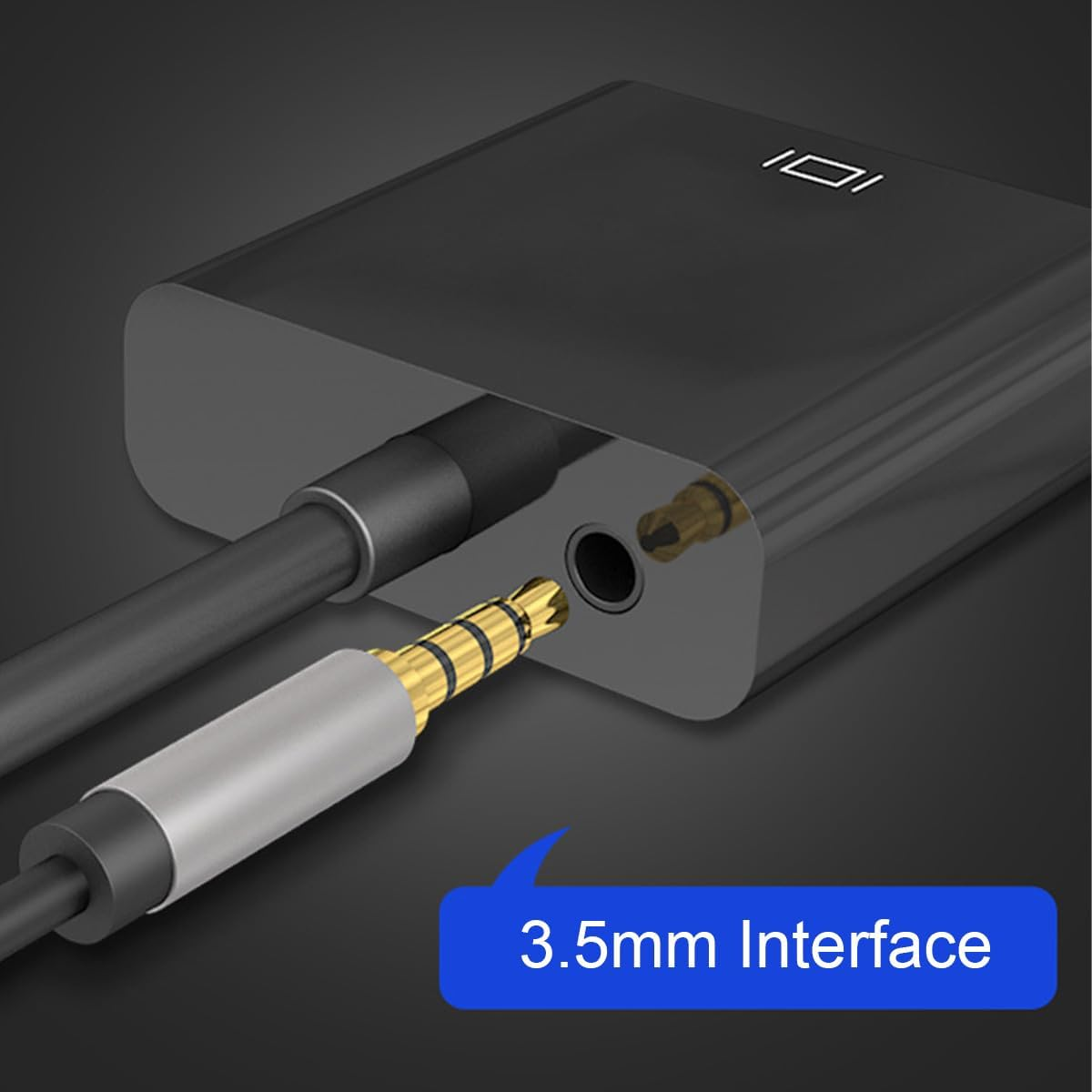 STEXX HDMI Male to VGA Female Video Adapter Cable Converter Chipset (White) image number 1