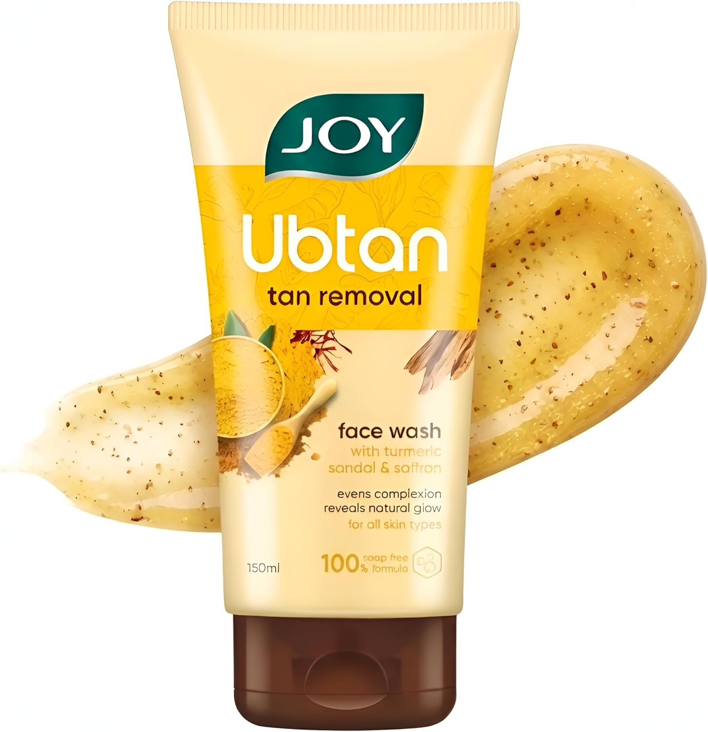 Joy Revivify Ubtan Face Wash | Tan Removal and Blemish Minimizing | 150 Ml image number 6