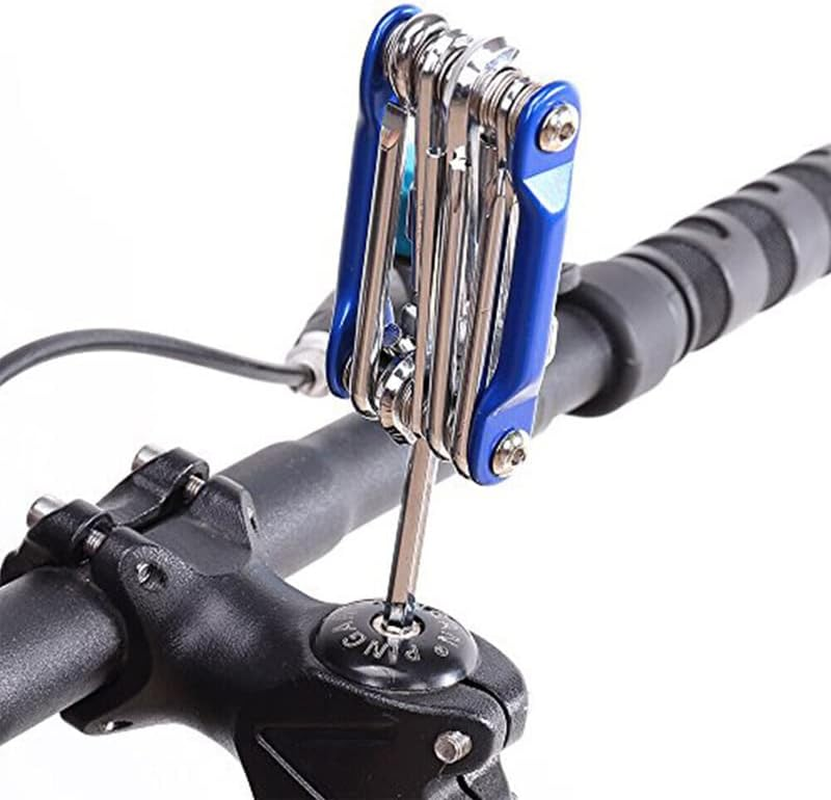 AIMALL 11-In-1 Bicycle Chain Multi-Function Portable Breaker Tool Repair Kit Extractor, All-Steel Construction, 2.95 X 1.61 Inches, Durable and Compact for Bike Maintenance image number 5