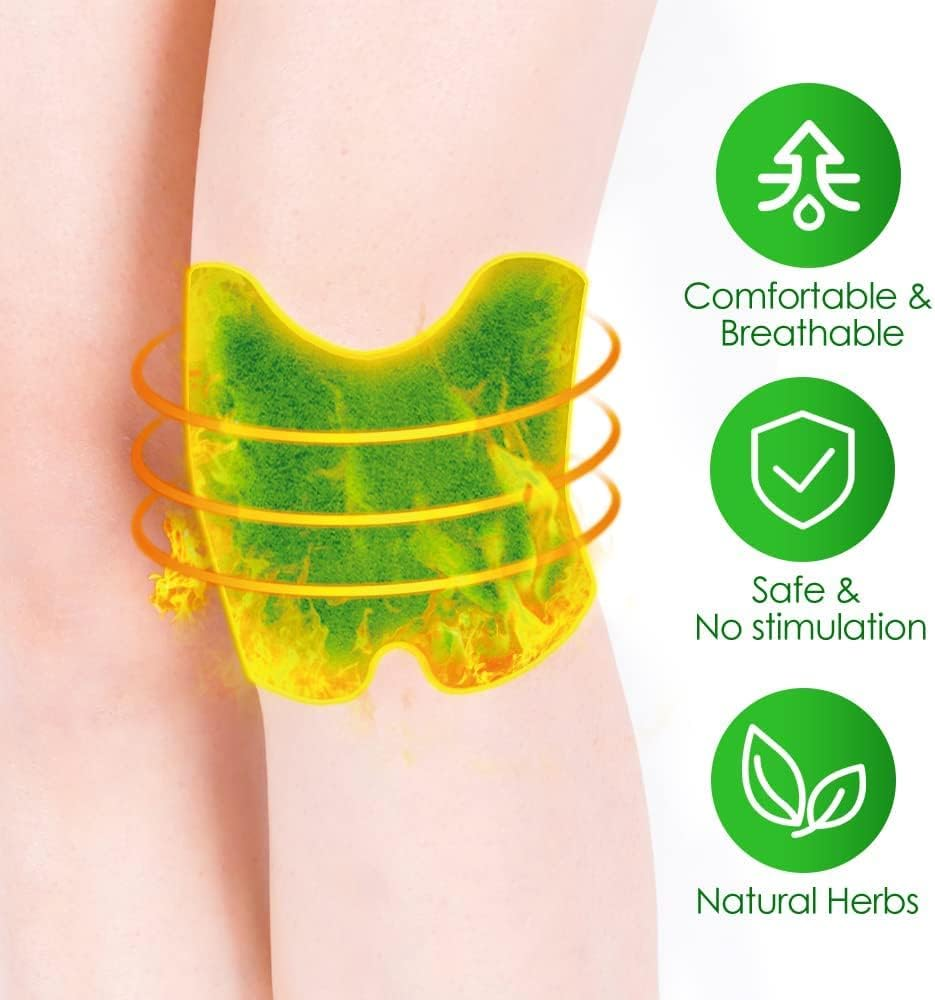 Pain Patch, 48 Counts Knee Cervical Plaster for Muscle, Joint Ache, Arthritis Pain Relief, Wormwood Extract Sticker (4) image number 2