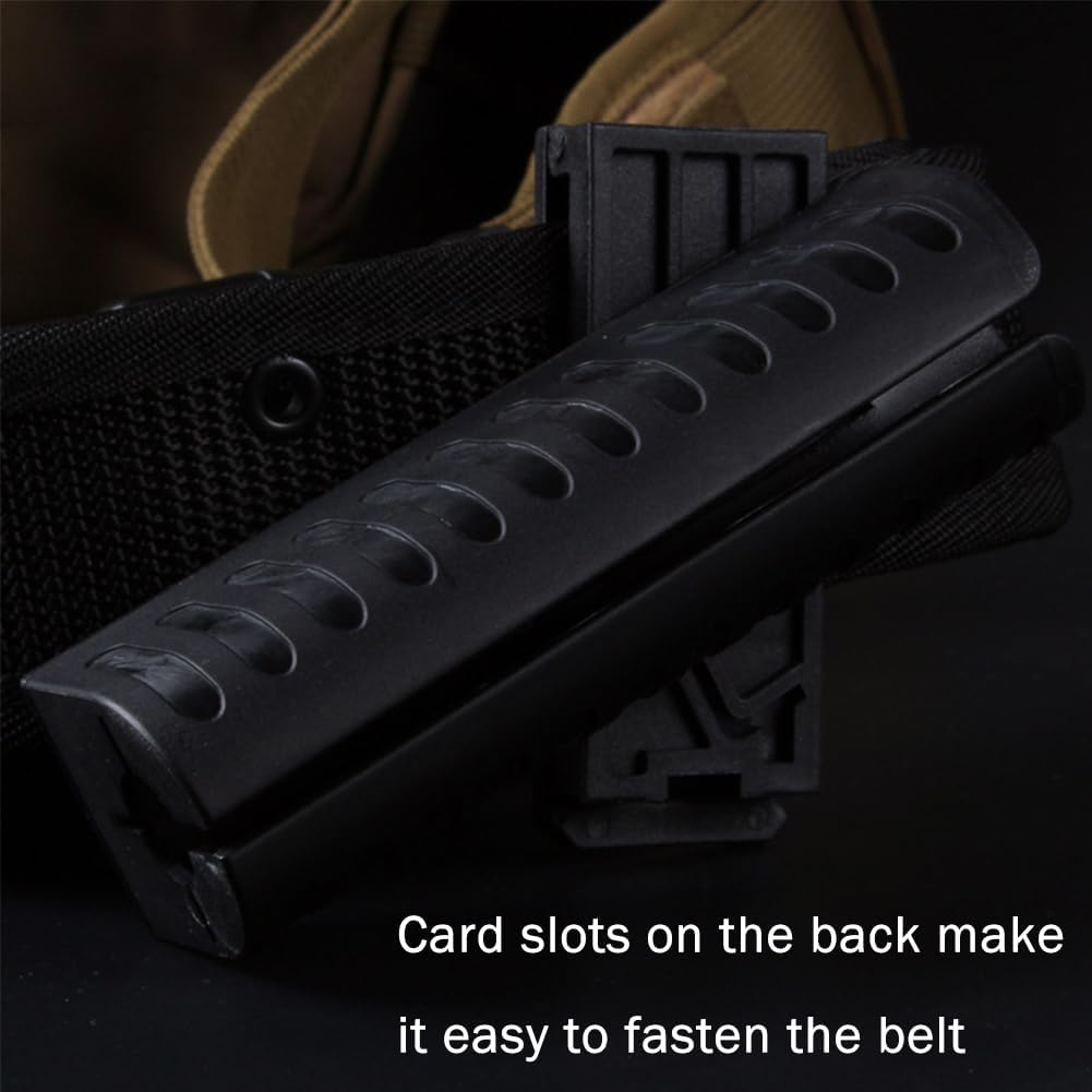 Universal Baton Holder, Baton Holster for Duty Belt Baton Case with 360 Degree Rotating Belt Fit 16"-21"-26" Telescopic Baton Pouch Baton Carrier Expandable Baton(Black) image number 6