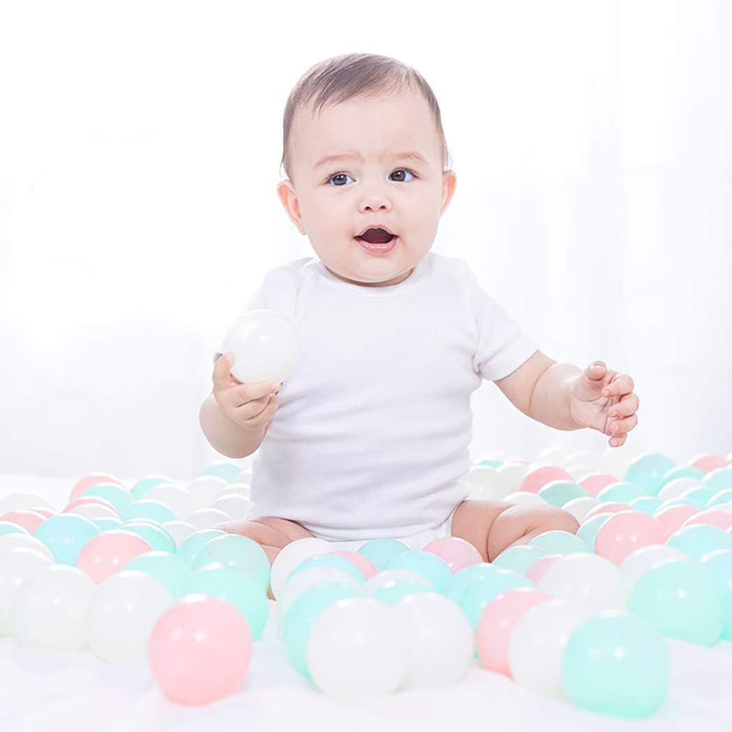 Playhouse Pool Balls Funny Ocean Balls 100PCS Colorful Plastic Crush Proof Pit Balls Play Balls Pool Tent Balls for Babies image number 2