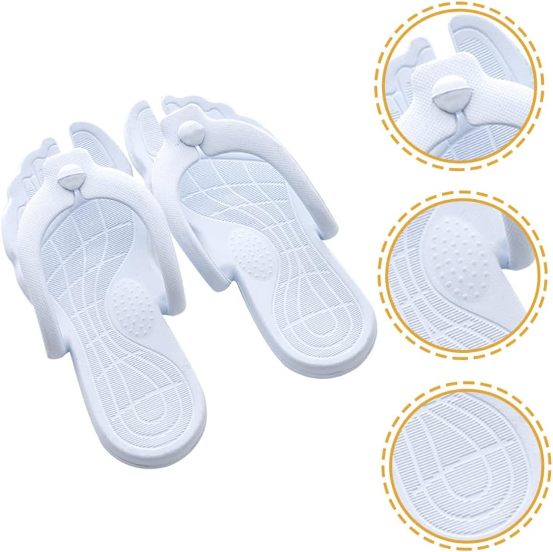 Healeved Summer Slipper for Women Men Lightweight Beach Sandals Breathable Slipper Non-Skid Sole for Shower Beach image number 3