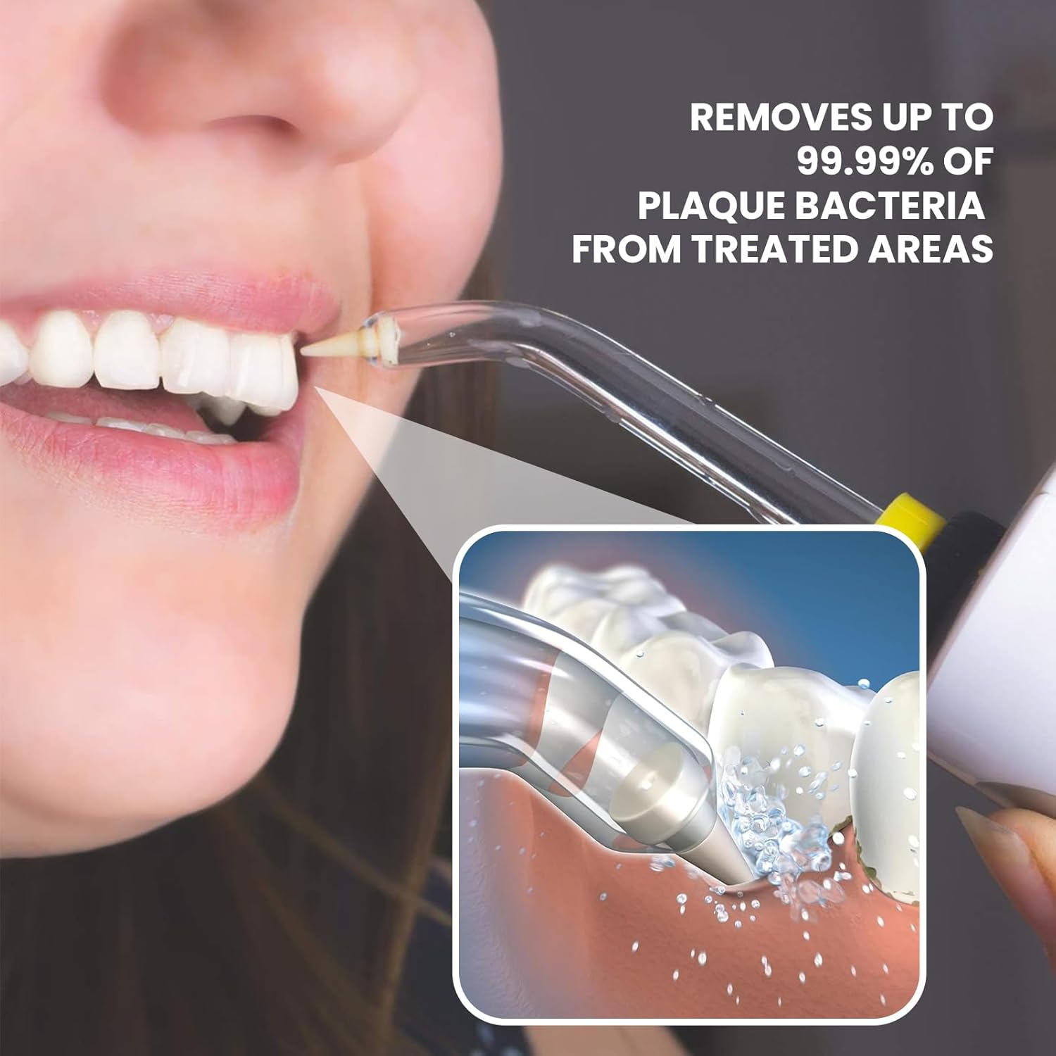 6 Pack Pik Pocket Tip - Water Flosser Tip for Periodontal Pockets Sensitive Gums Gentle Low-Pressure Care Replace Every 3 Months (Precision Cleaning Nozzles) image number 1