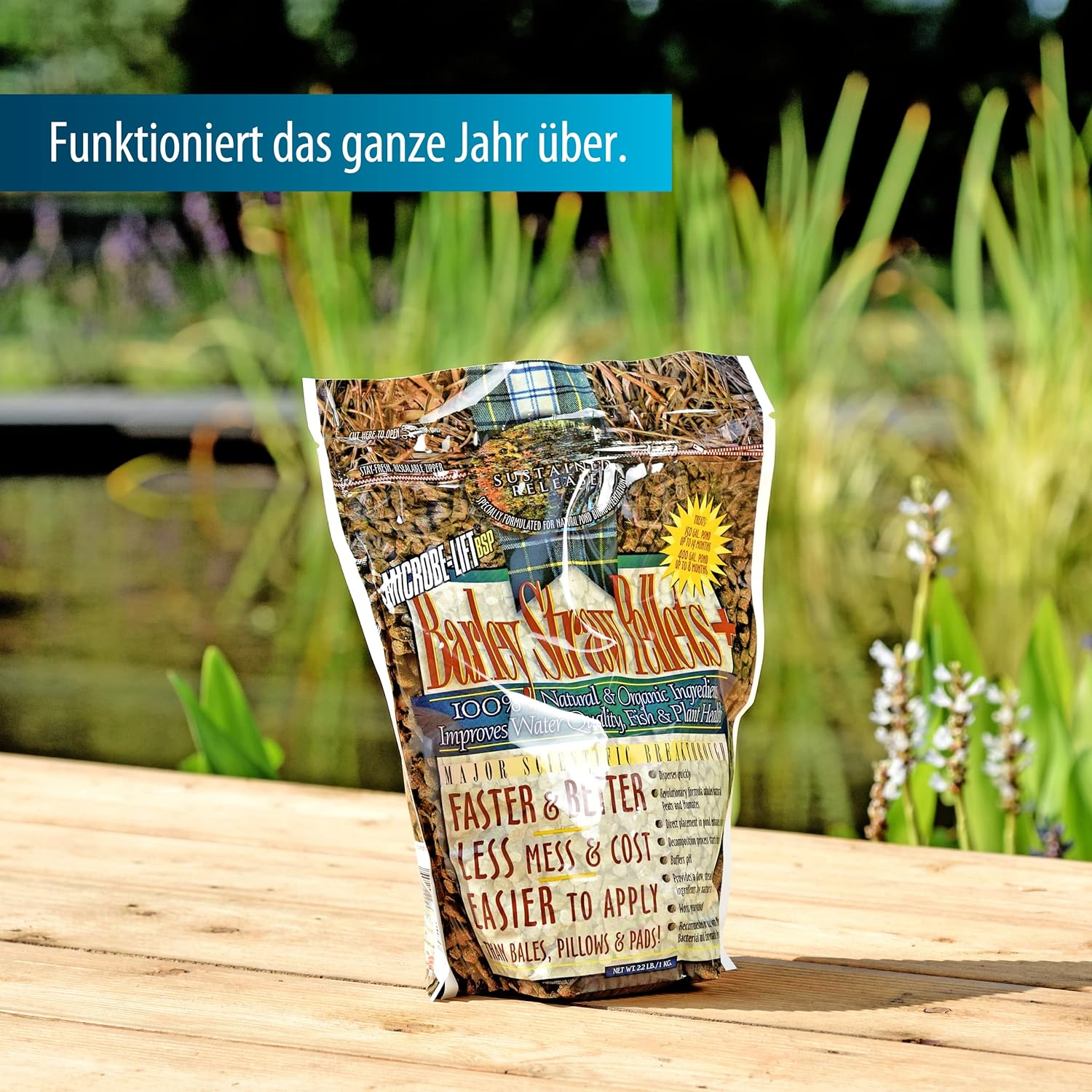 Microbelift Barley Straw Pellets 1 Kg image number 1