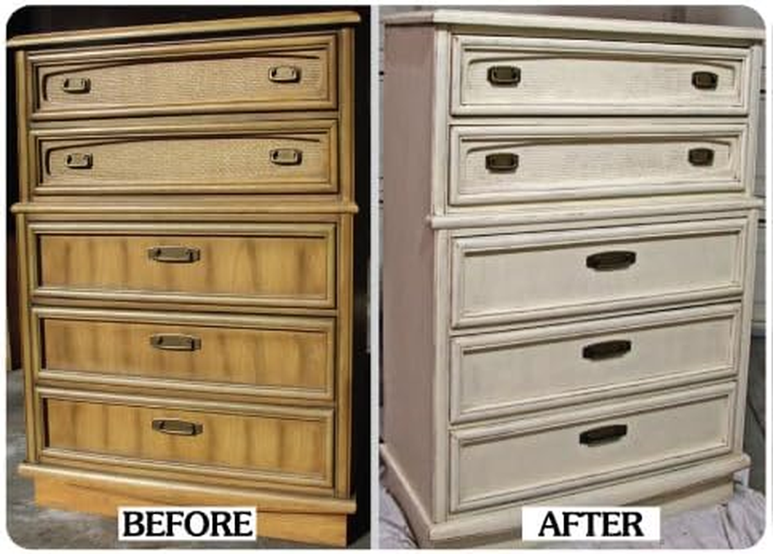 HOWARD PRODUCTS Chalk-Tique Powder Additive - Transform Regular Water Base Paint into Chalk Style Paint DIY Projects Perfect Easy Distress & Wax Antique Look Creat image number 5