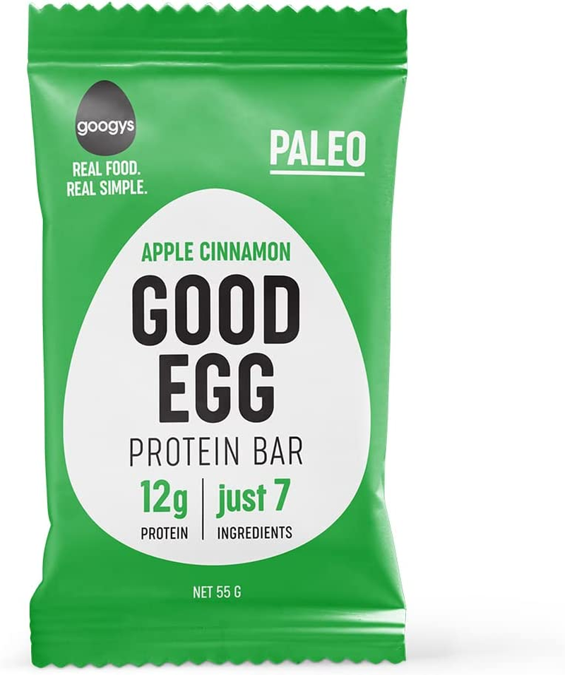 Googys Apple Cinnamon Natural Paleo Protein Bar, 55 G