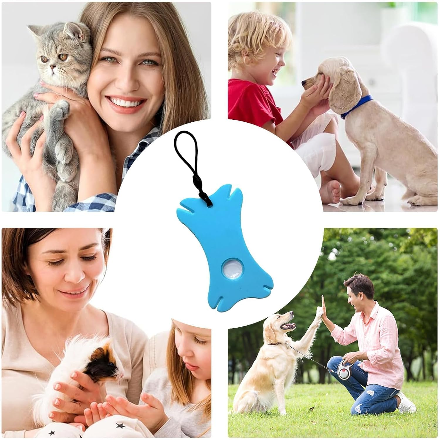 ANBOO 7-Piece Tick Removal Tool Set, 2 Tick Cards, Tick Tick Tweezers, Tick Comb, 3 Tick Hooks, Tick Card with Magnifying Glass, for People, Children, Dogs, Cats, Ideal for Outdoor Activities image number 3