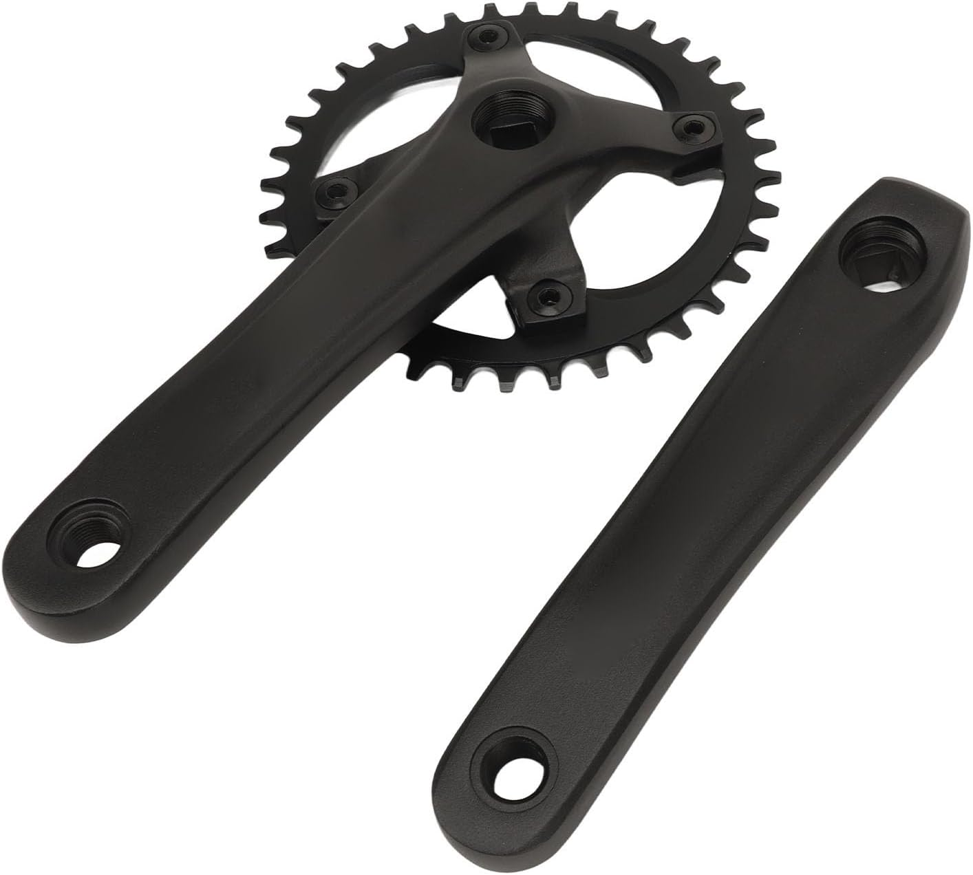 104 BCD Crankset, 36T 104 BCD Mountain Bike Single Speed ​​Crankset for Outdoor Riding image number 1