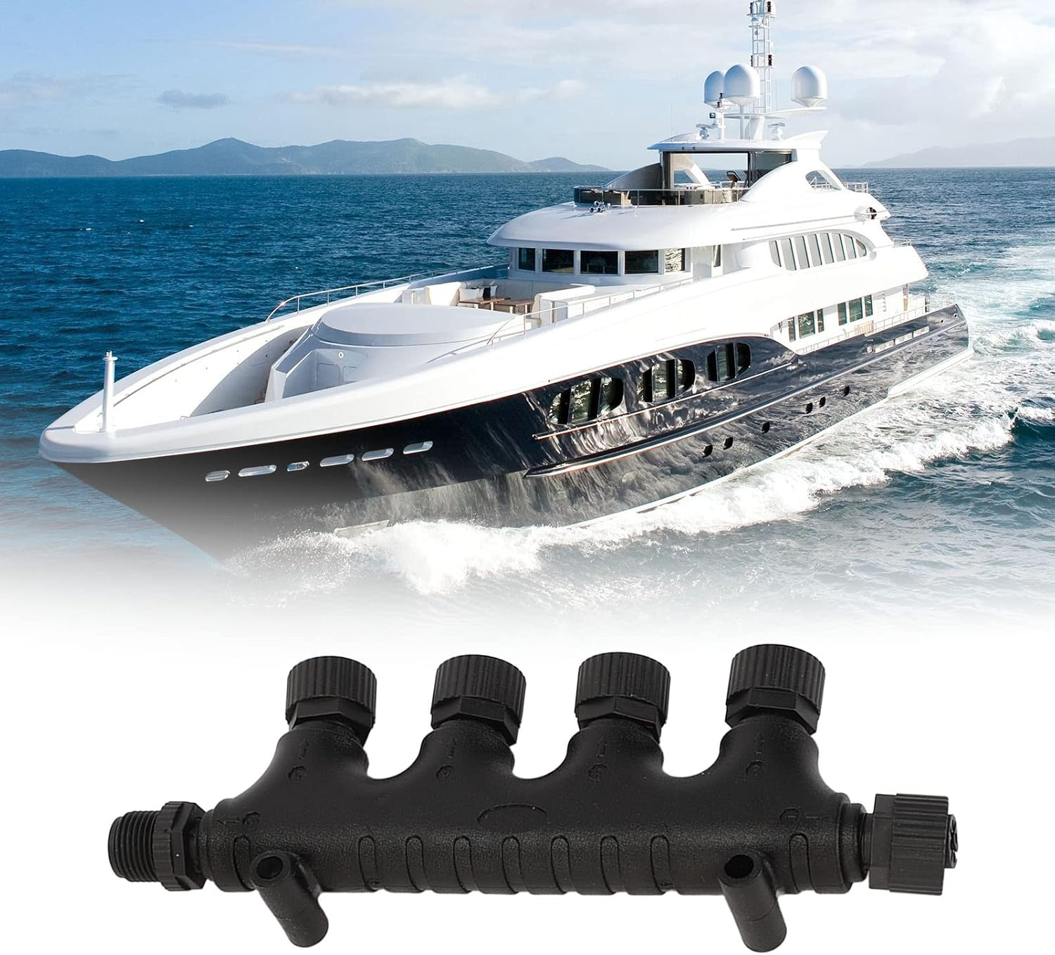 T-Connector, Nmea 2000T Connector Cable Starter Kit 4 Port for Lowrance Simrad Bandg Navico Networks Boat Yacht Series Ship Parts Marine GPS Accessories image number 1