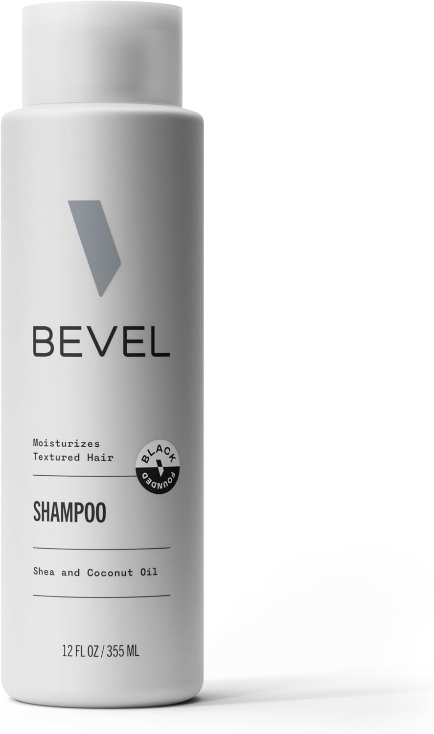 Shampoo for Men by Bevel - Sulphate-Free Mens Shampoo for Textured Hair with Coconut Oil and Shea Butter, Detangles Coarse, Curly Hair, 355Ml image number 3