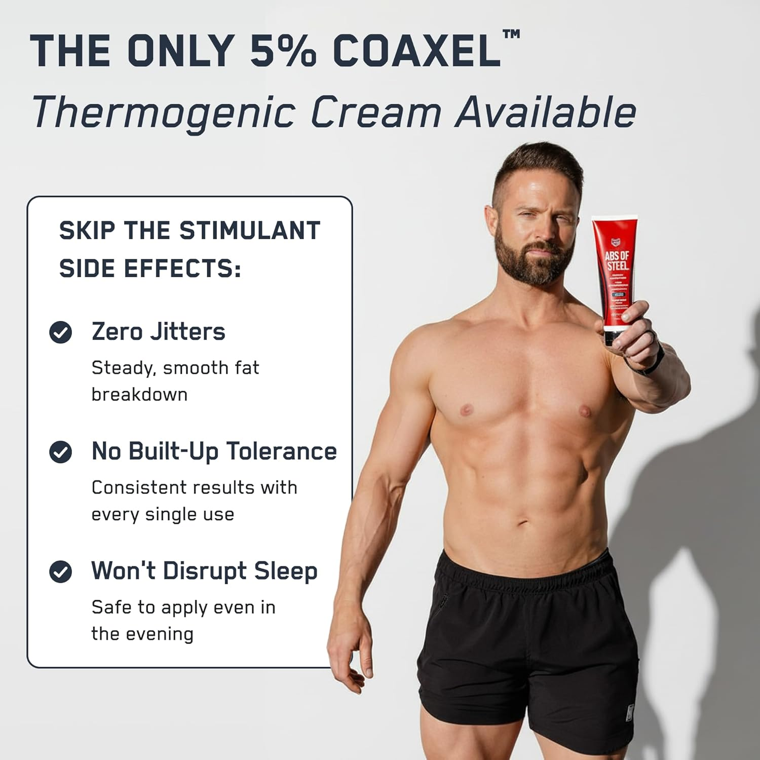Steelfit Abs of Steel Maximum Defination Cream with 5% Coaxel 8 Fl Oz (273Ml). image number 1