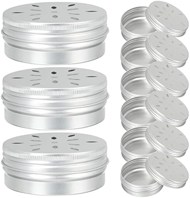 Dog Scent Work Tins Dog Training 10Pcs Equipment Dogs Case Metal Training Work Containers Dog Tins Tin Accessory Tinsdog Nose Sniffle for Container Aluminum Tool Holder round Scent Odor image number 3