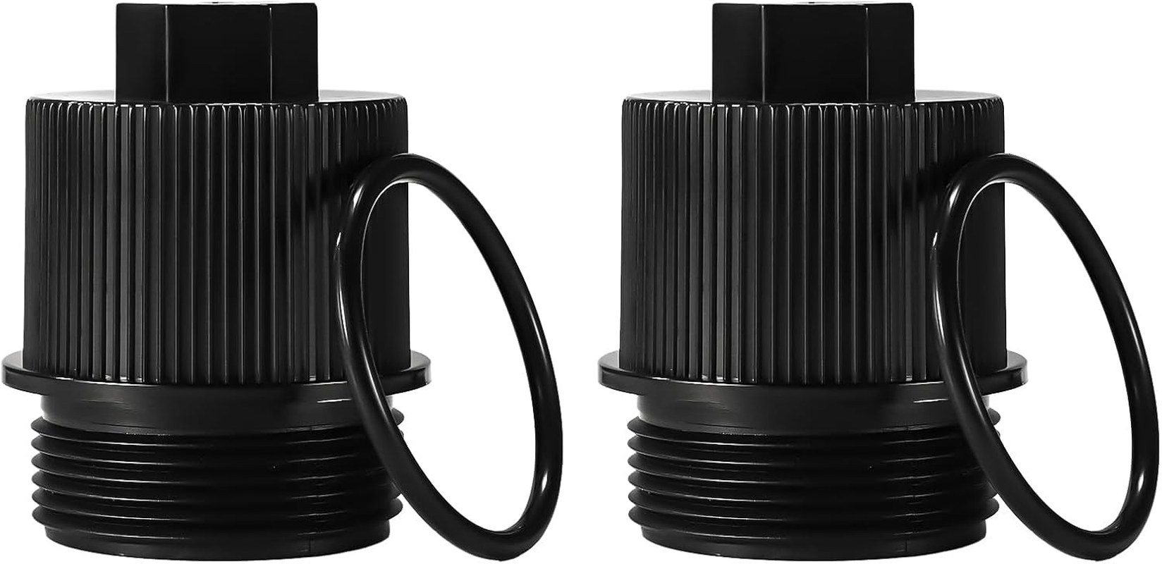 2Pcs 190030 Drain Plug Cap Assembly for Pentair FNS Plus/Clean and Clear Plus/Quad DE Filters, Pool Filter Drain Plug Replacement with O-Rings for Pool Maintenance Accessory image number 5