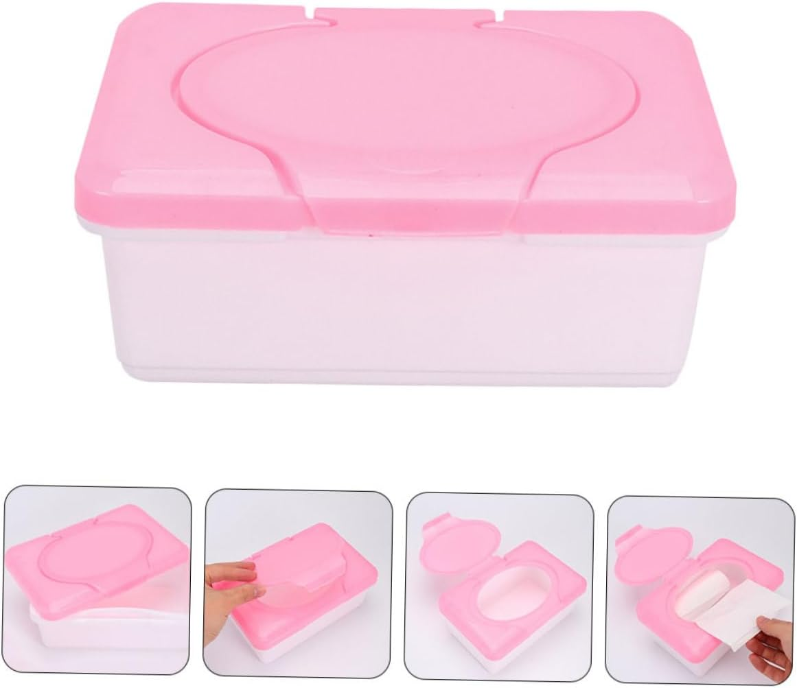 Reusable Wipe Holder Wipes Dispenser for Diaper Bags Bathrooms Travel Convenient Storage Practical Design image number 5
