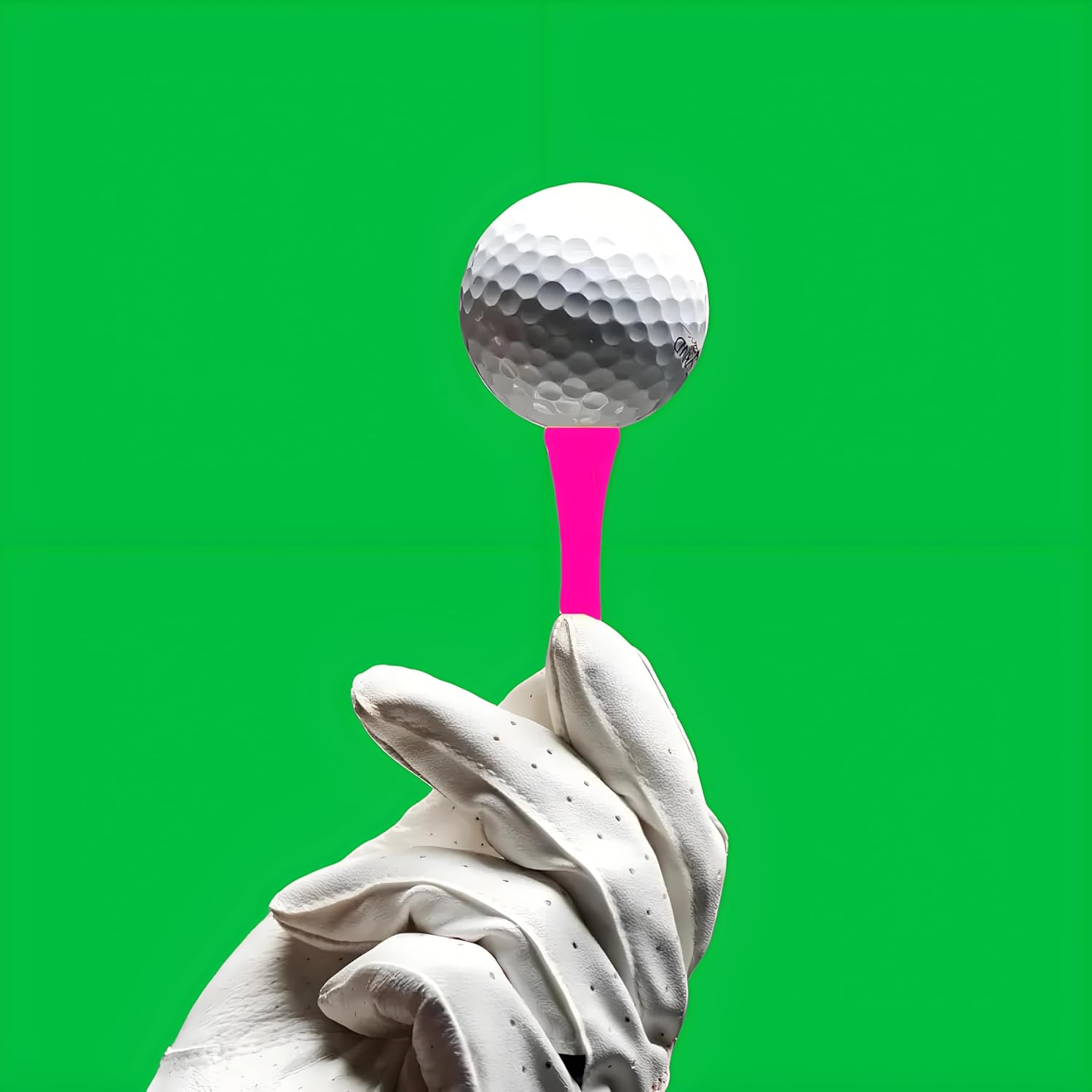 GOEDEKE 50Pcs Golf Tees Plastic,Pink Golf Tees 57Mm Pink Castle Tees Long Short Durable Portable Professional for Golfer Practice