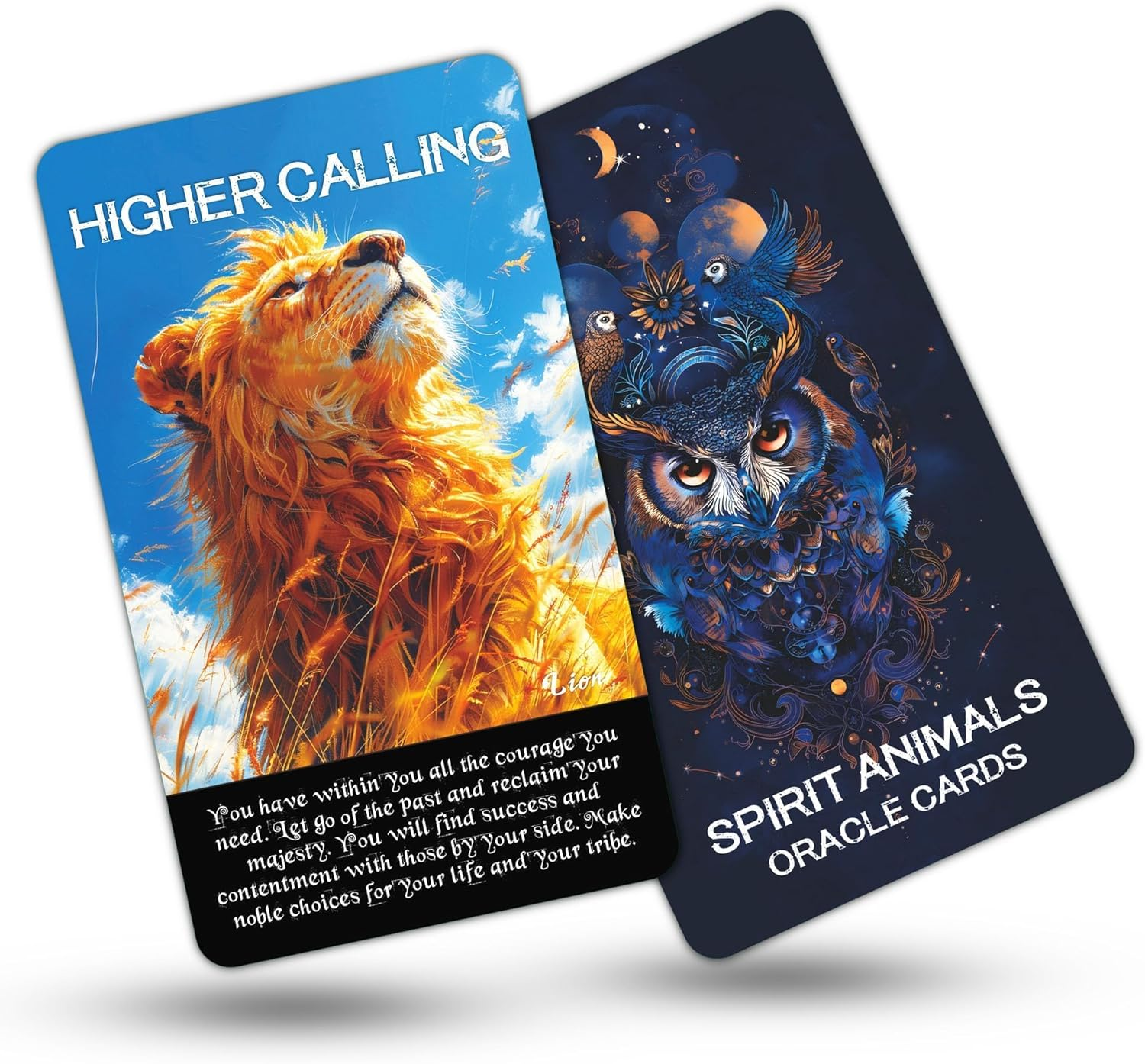 Spirit Animals Oracle Cards for Intuition, Guidance, and Spiritual Connection Oracle Cards for Beginners, a Mystical Deck Featuring Powerful Animal Totems for Personal Growth and Insight image number 1