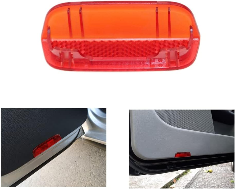 2Pc Interior Door Panel Light Lamp Lense Reflector Red 1KD947419 Fit for B6 B7 CC MK5 MK6 Golf MK6 image number 5