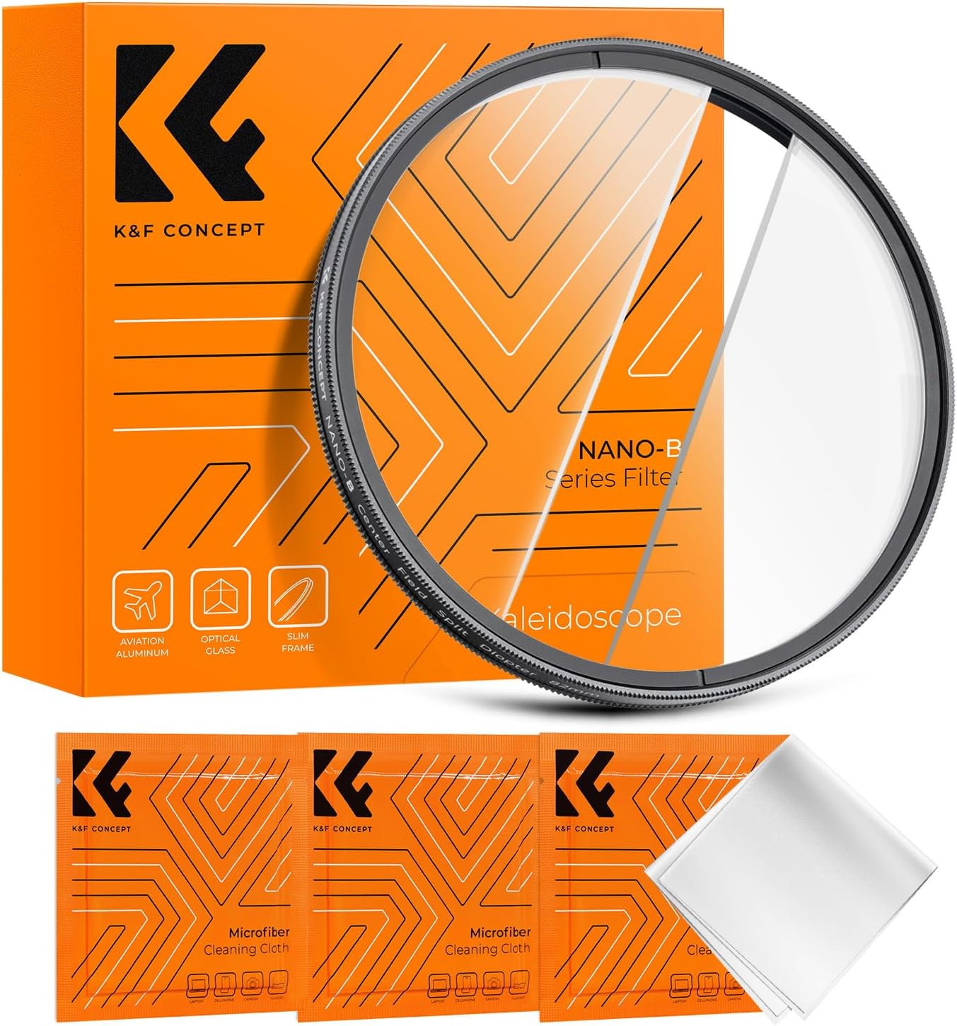 K&F CONCEPT 82Mm Center Field Split Diopter Effect Filter Keeps the Focus, Multi-Layer Coated Subjects Center Opening Focus Filter for Camera Lens image number 6
