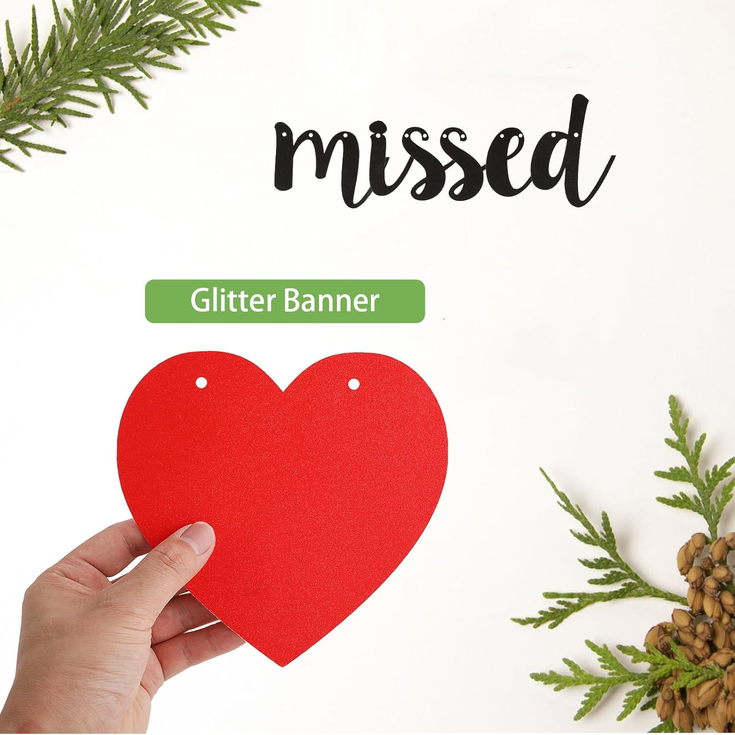 Welcome Home Banner - We Missed You so Much - Decorations for Family Reunion, Friends Back, Military, Graduation, Happy Friendsgiving Sign (Black) image number 3