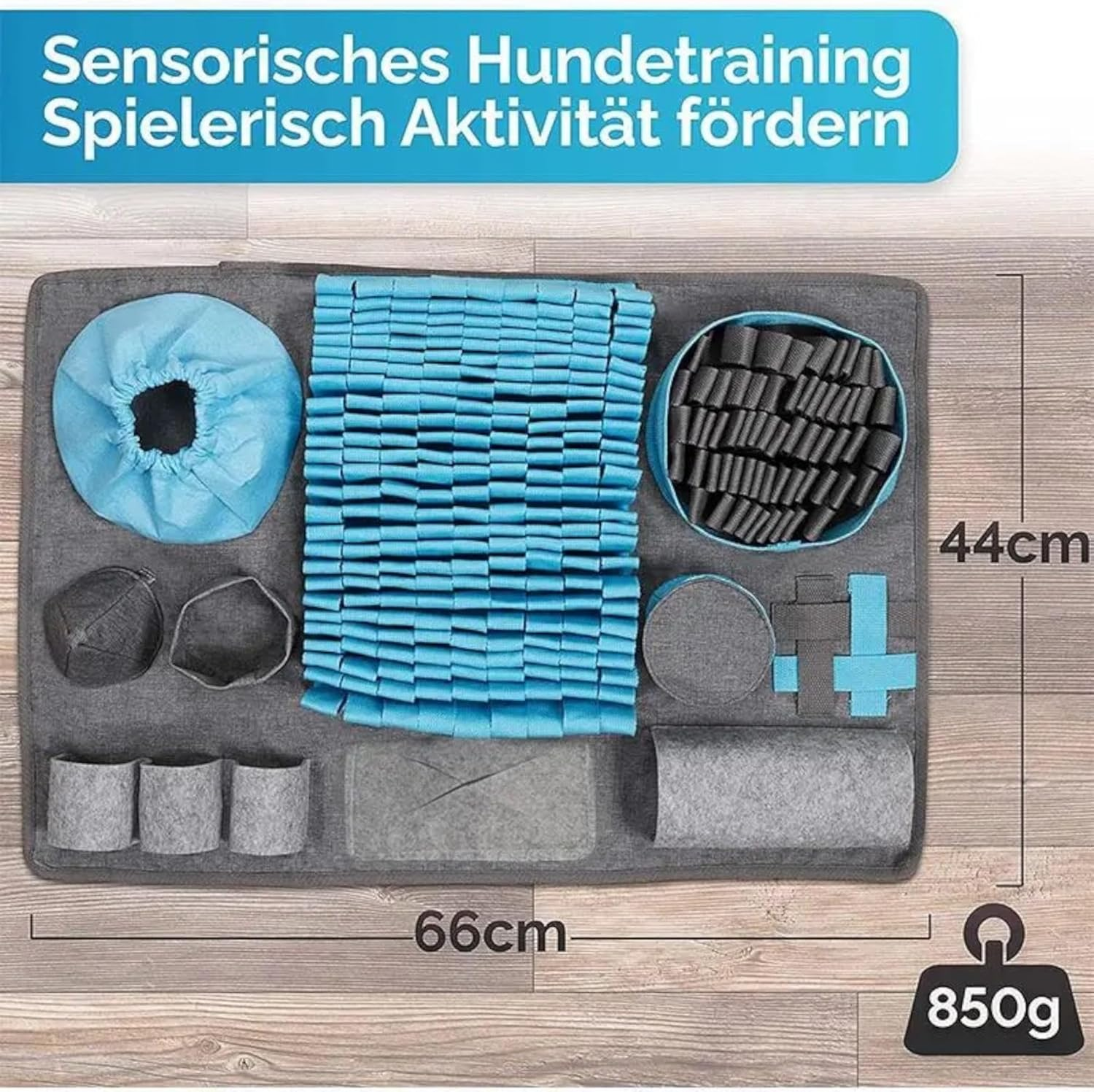 ROY Sniffing Rug for Dogs, Food Sniffing Feeding Mat - Sniffing Mat Dog, Puppy Training Mat for Slow Feeding, Dog Game Training Mat - Intelligence Toy for Dogs image number 5