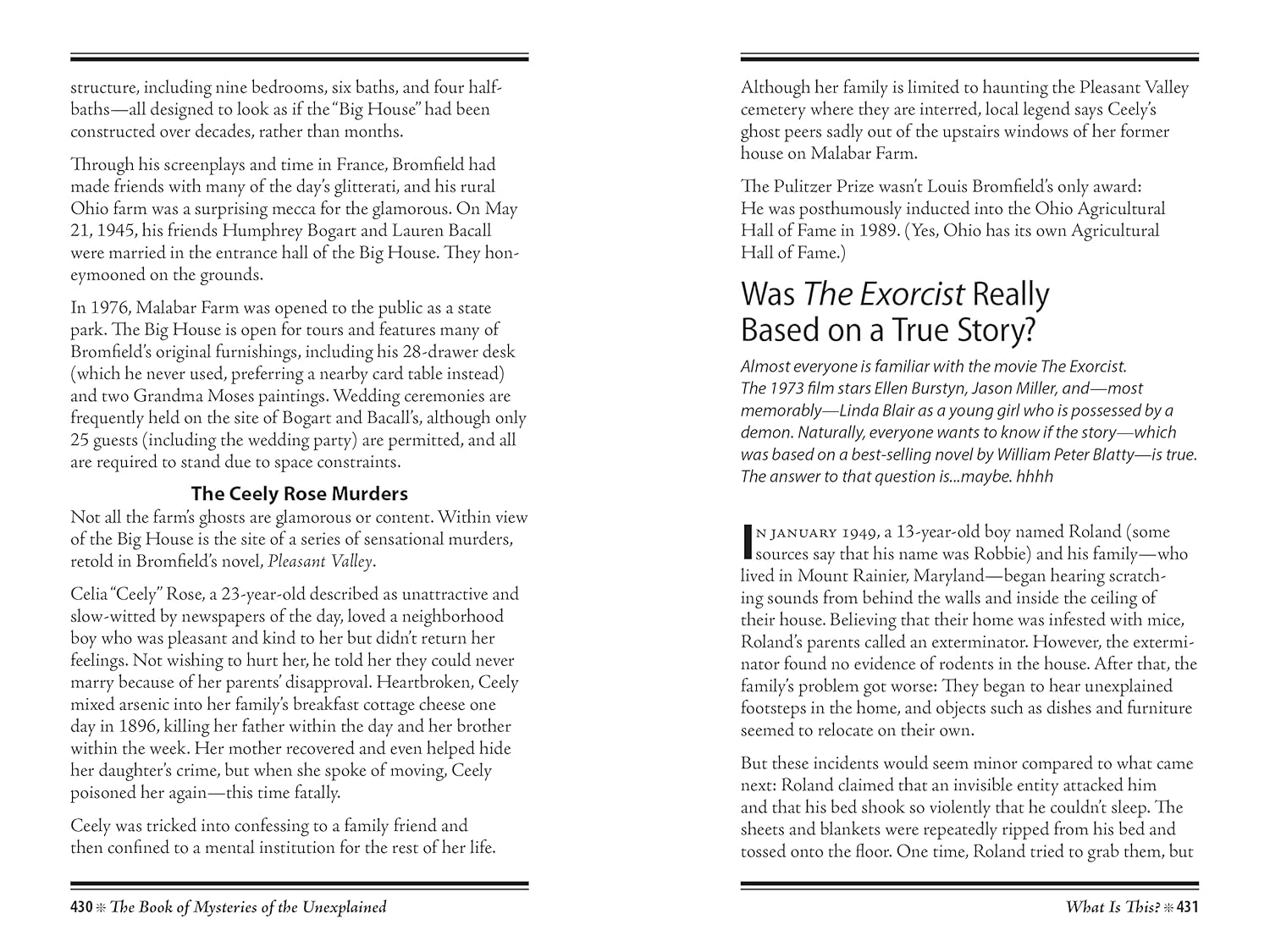 The Book of Mysteries of the Unexplained image number 1