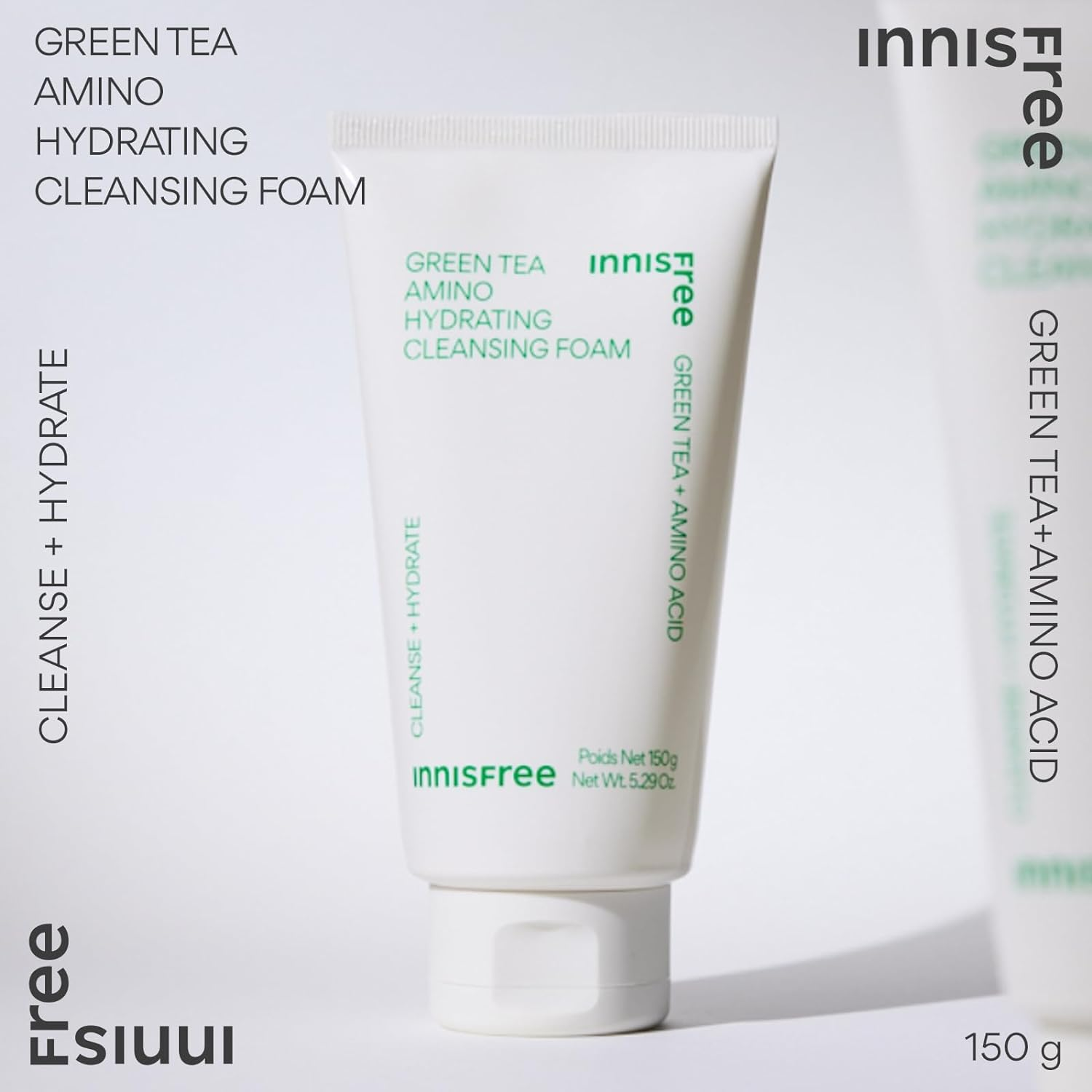 Innisfree Green Tea Amino Hydrating Cleansing Foam 150 G image number 2